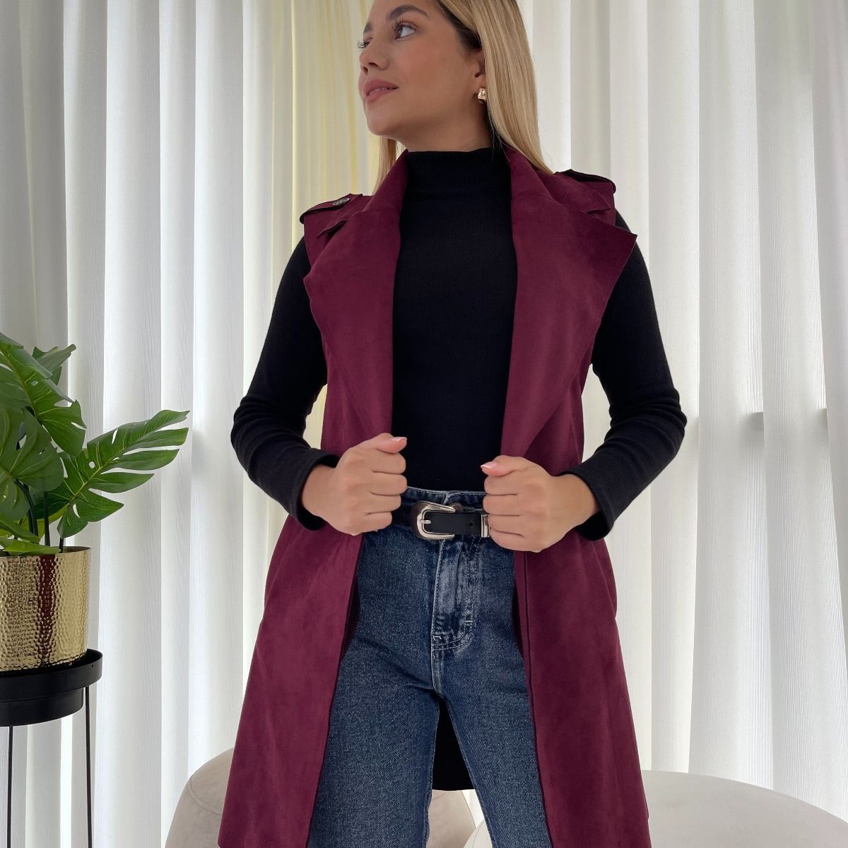 ALLEZ COLLECTION - Chaleco Isabela para mujer elegante casual