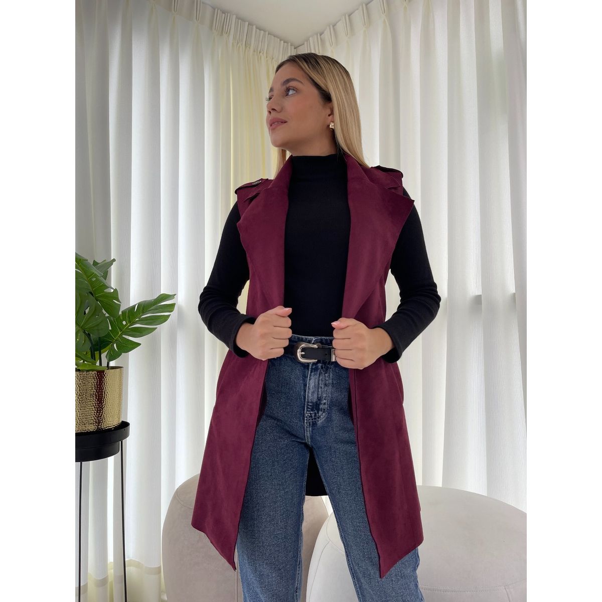 ALLEZ COLLECTION - Chaleco Isabela para mujer elegante casual