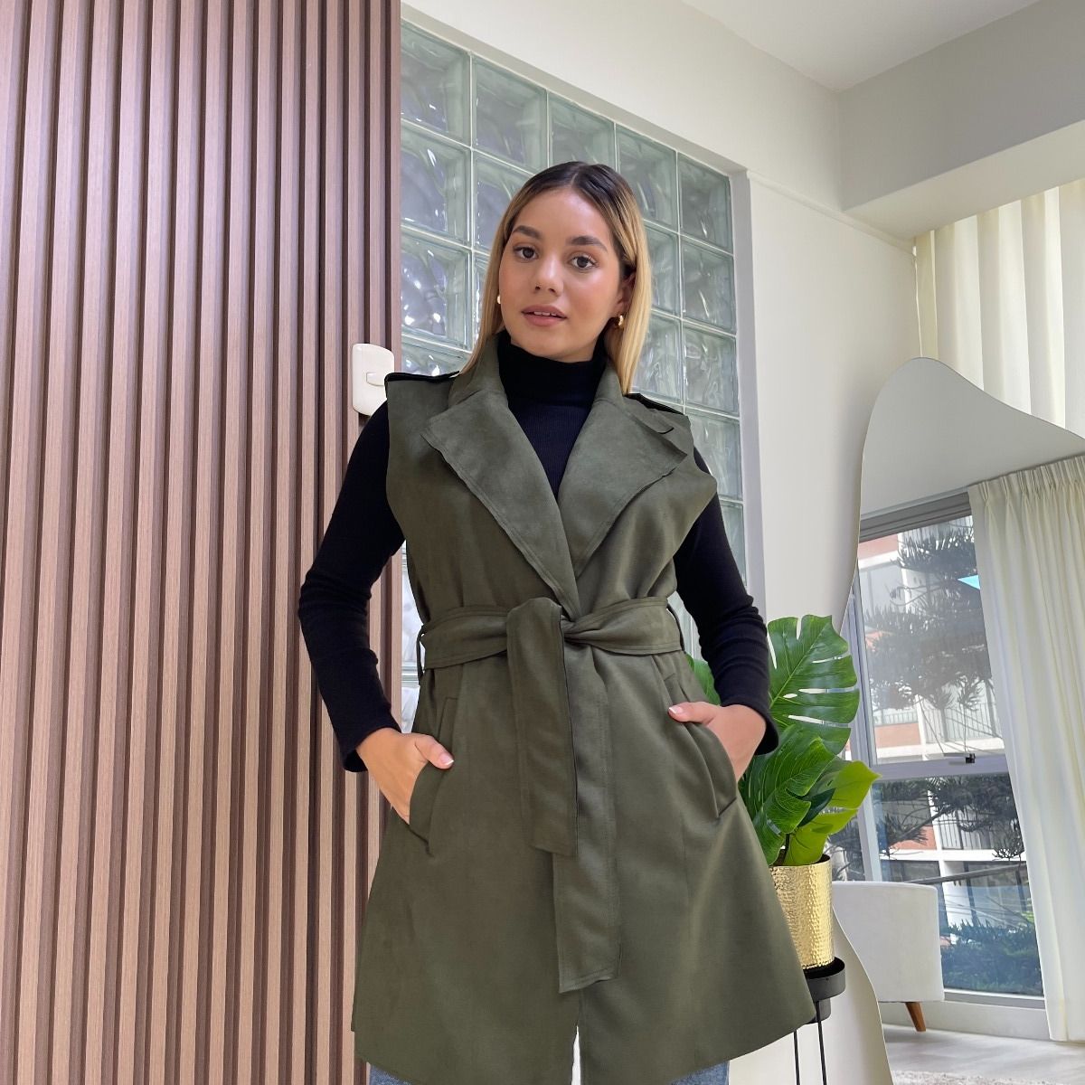 ALLEZ COLLECTION - Chaleco Isabela para mujer elegante casual