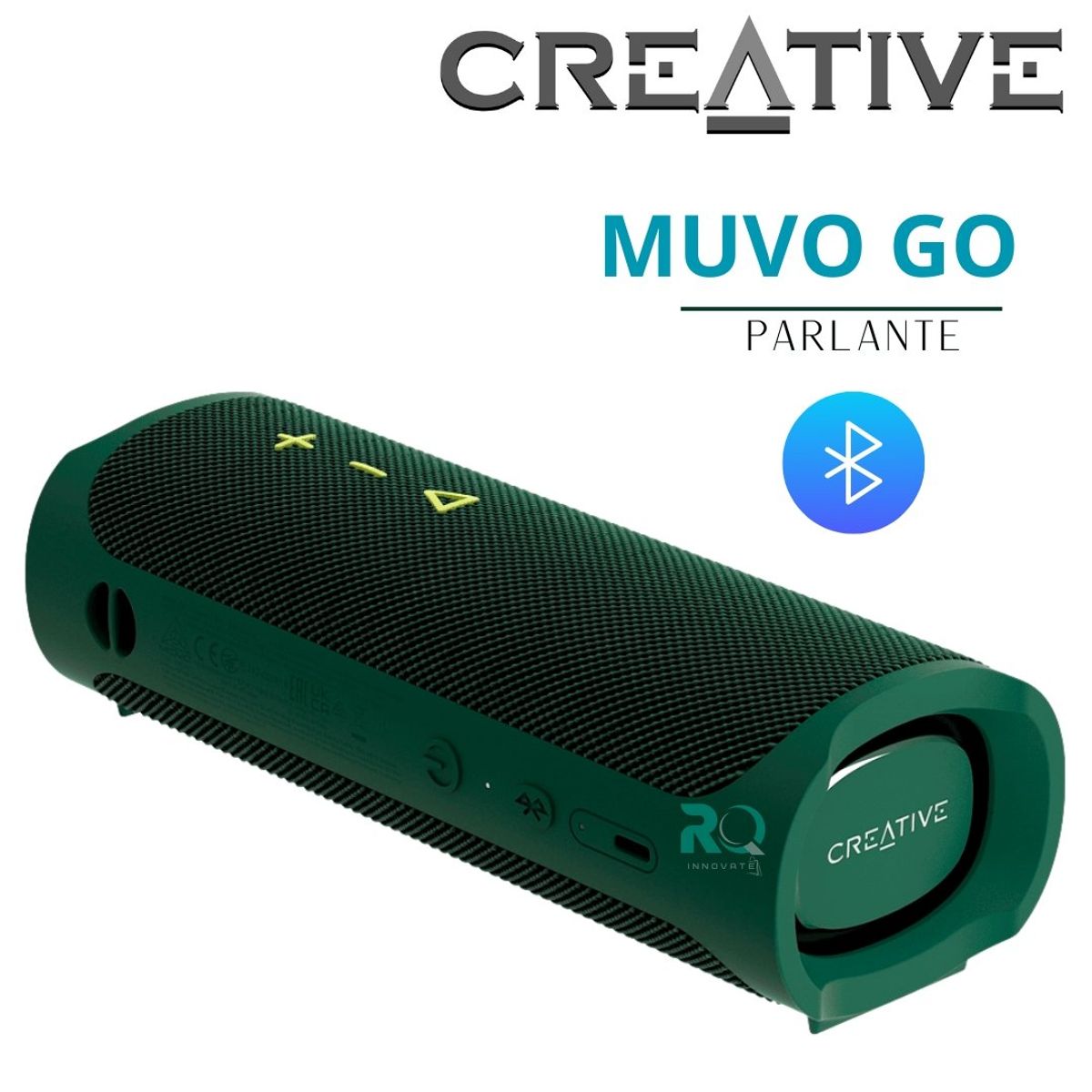 CREATIVE - PARLANTE CREATIVE MUVO GO BLUETOOTH 20W 18H IPX7 GREEN 51MF8405AA002