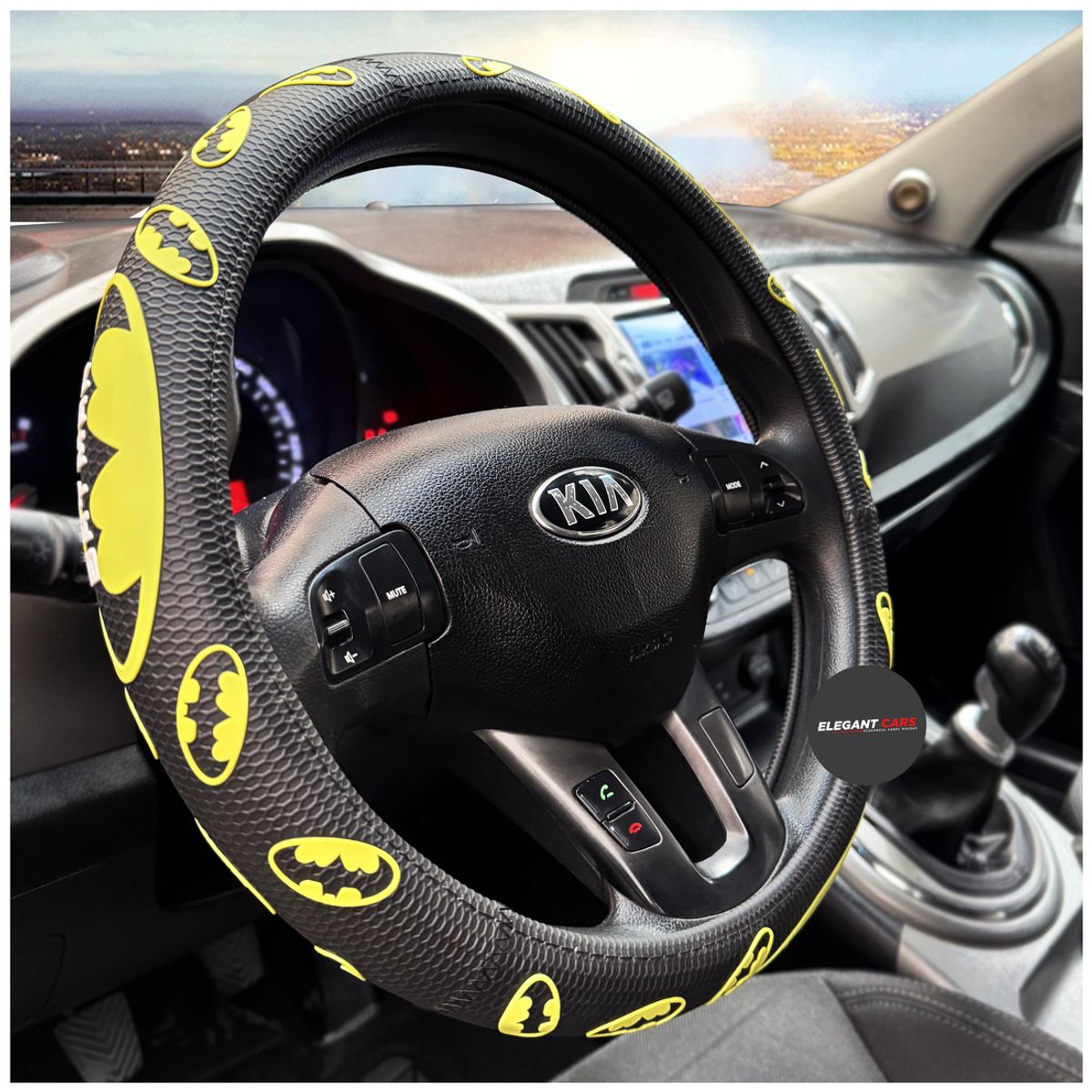 JET - Funda De Volante Premium Universal Batman