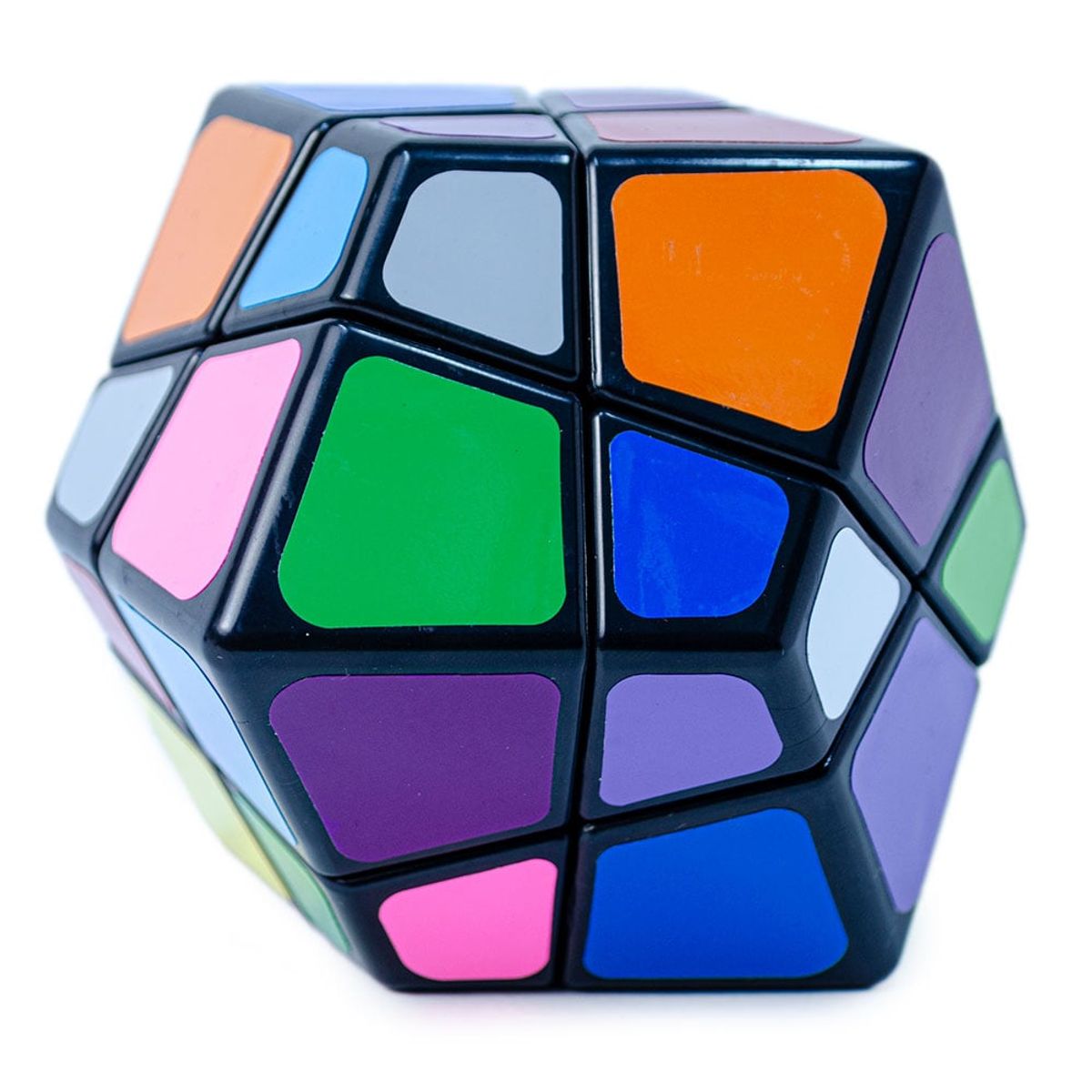 LANLAN TOYS - cubo 2x2 Dodecahedron Skewb Negro LANLAN TOYS