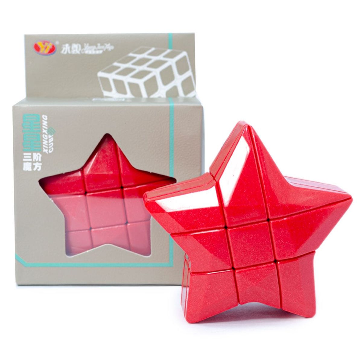 YJ - Cubo Mágico 3x3 Estrella Roja YJ