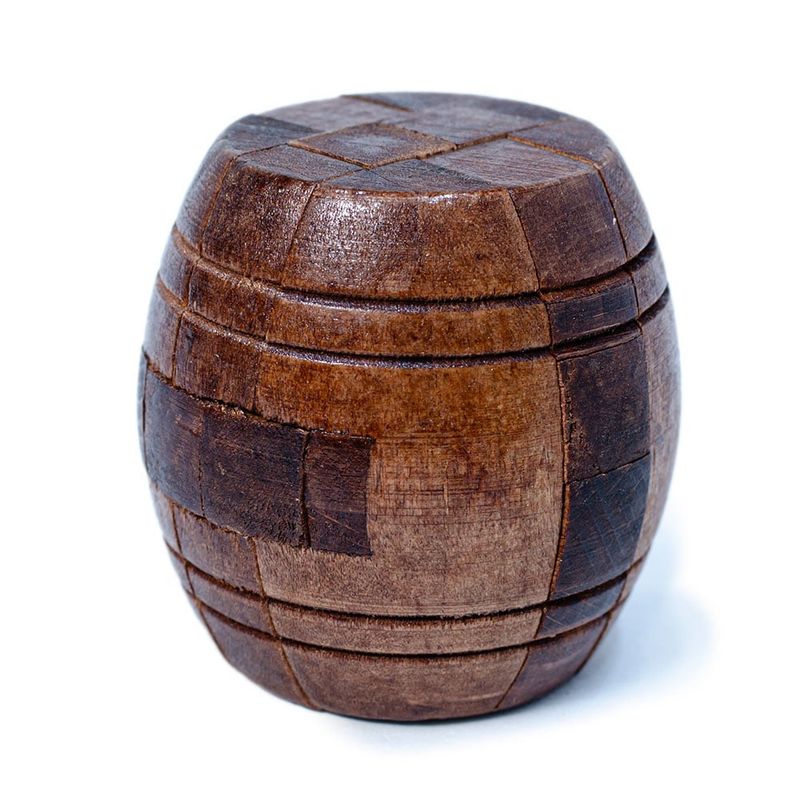GENERICO - Puzzle de Madera Barril Vino WOODEN PUZZLE