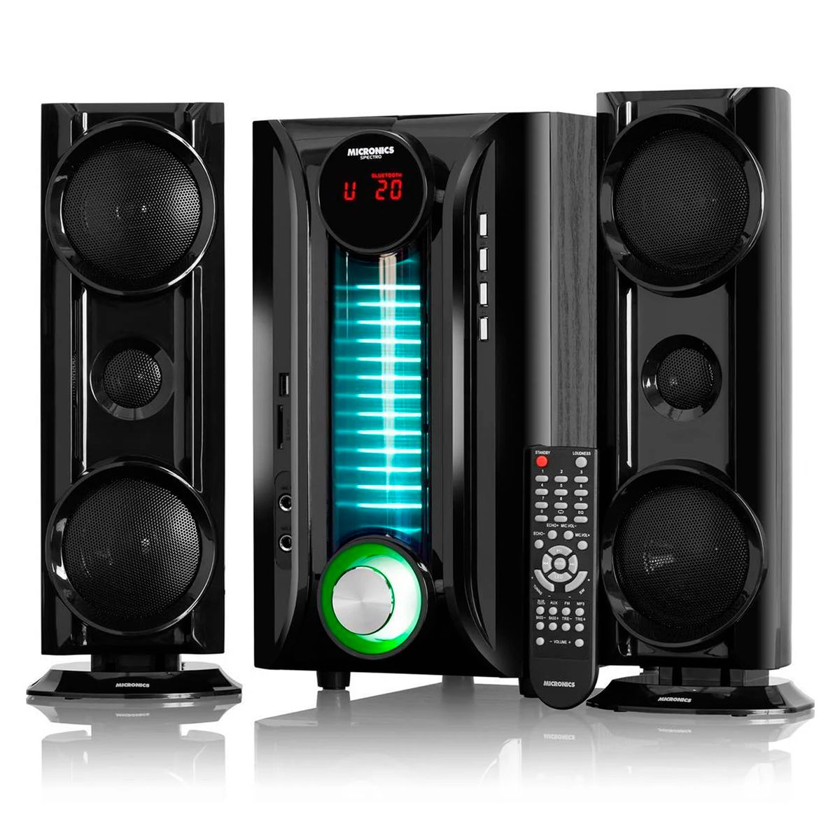 MICRONICS - PARLANTE 2.1 MICRONICS SPECTRO MICS7600BT