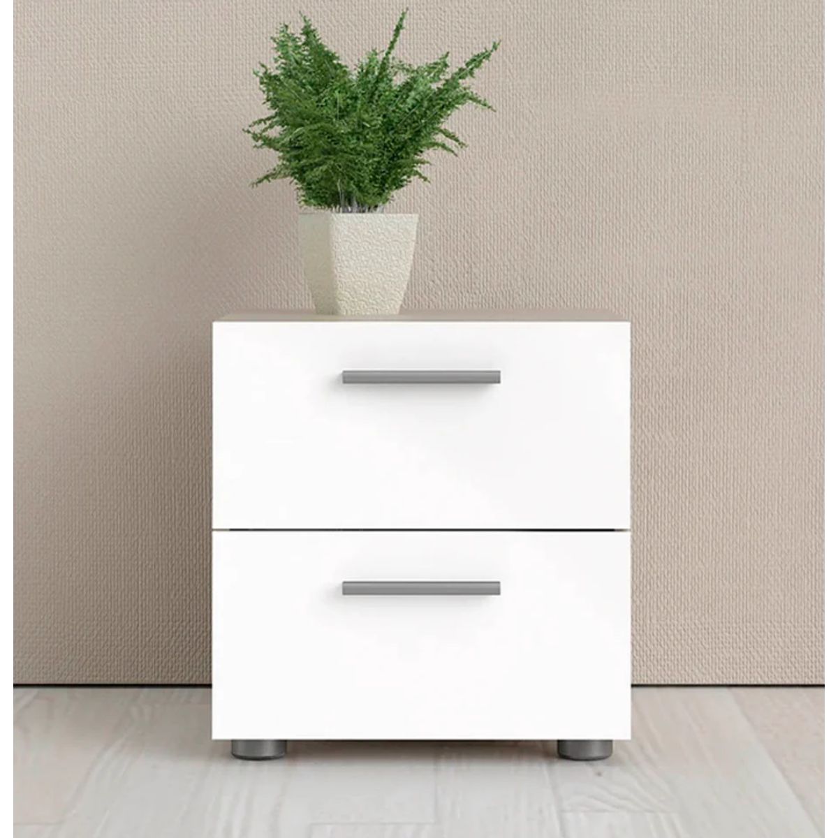 NACION MUEBLES - VELADOR NACION MUEBLES LYAN COLOR BLANCO