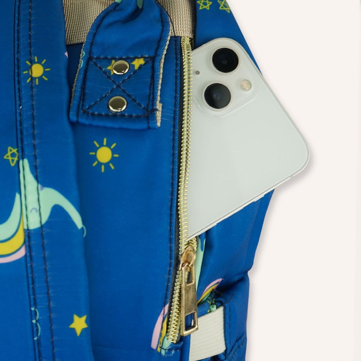 GENERICO - Mochila Pañalera Blue Elephant