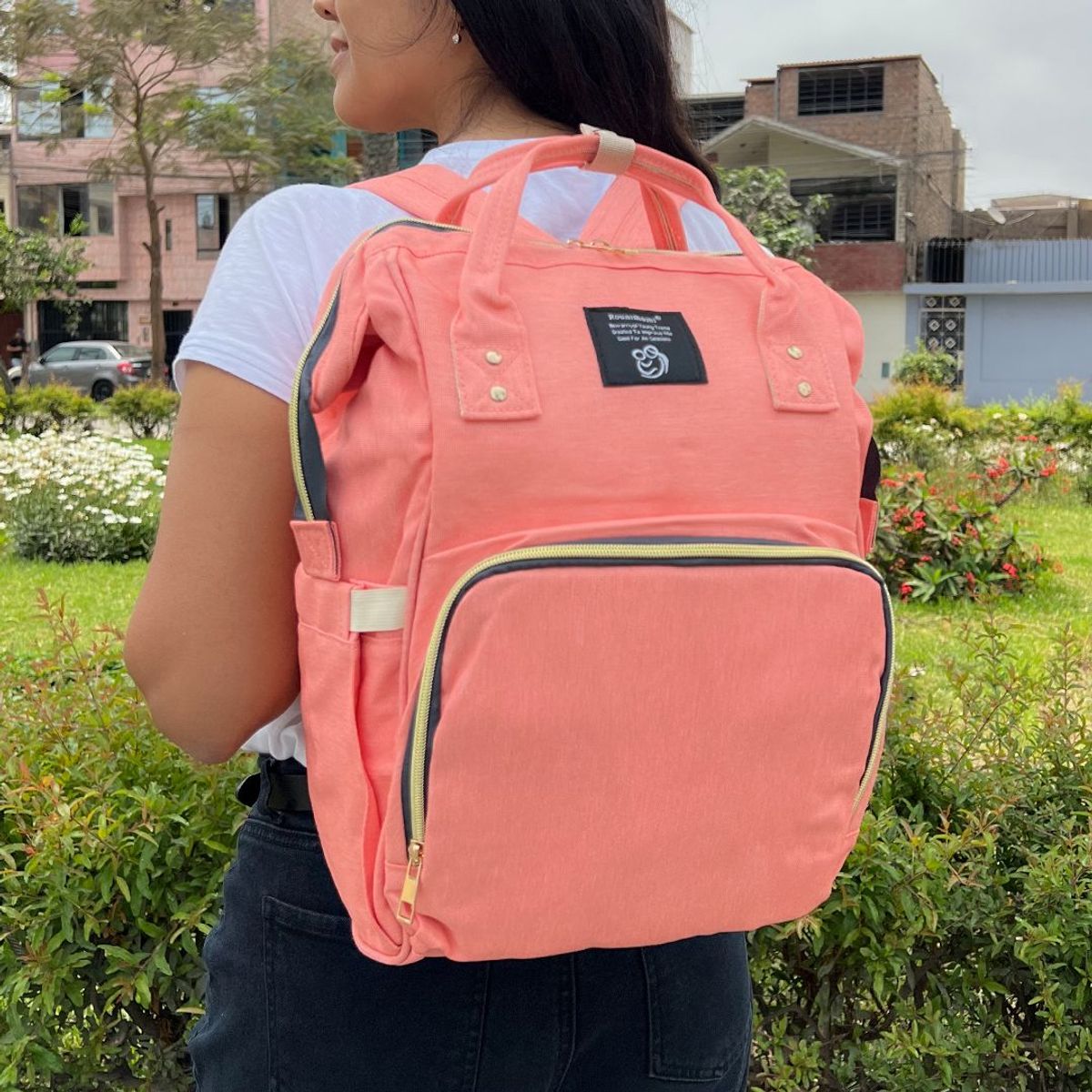 GENERICO - Mochila Pañalera Melon Love