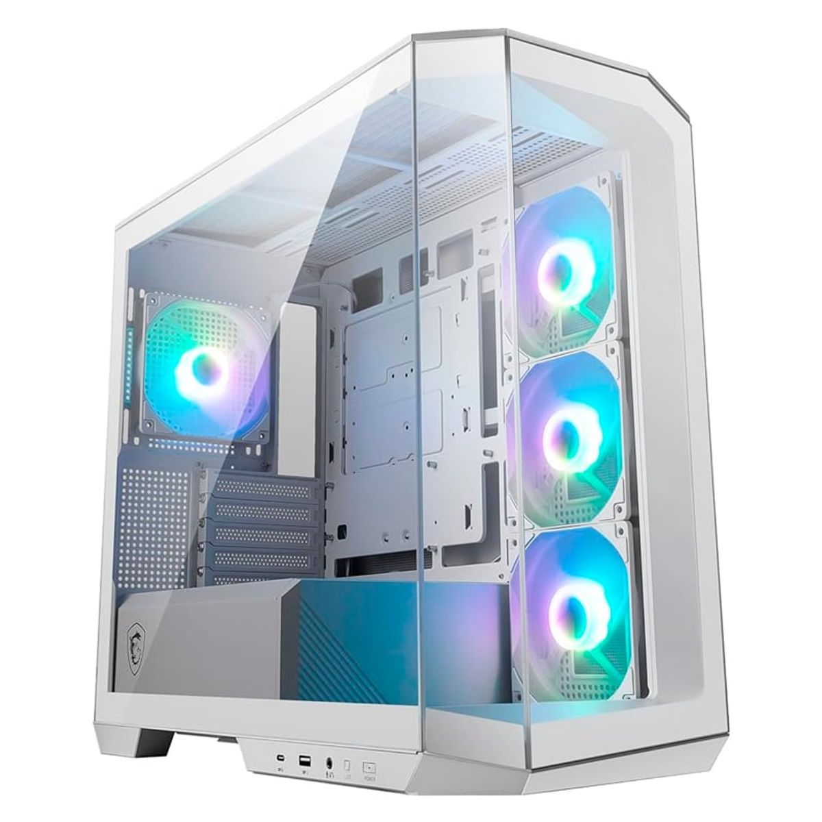 MSI - Case MSI MAG PANO M100R PZ  WHITE Micro-ATX Tower