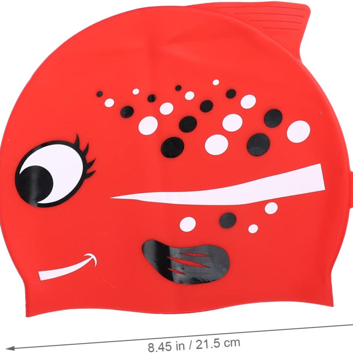 GENERICO - Gorro de silicona impermeable para niños y niñas rojo