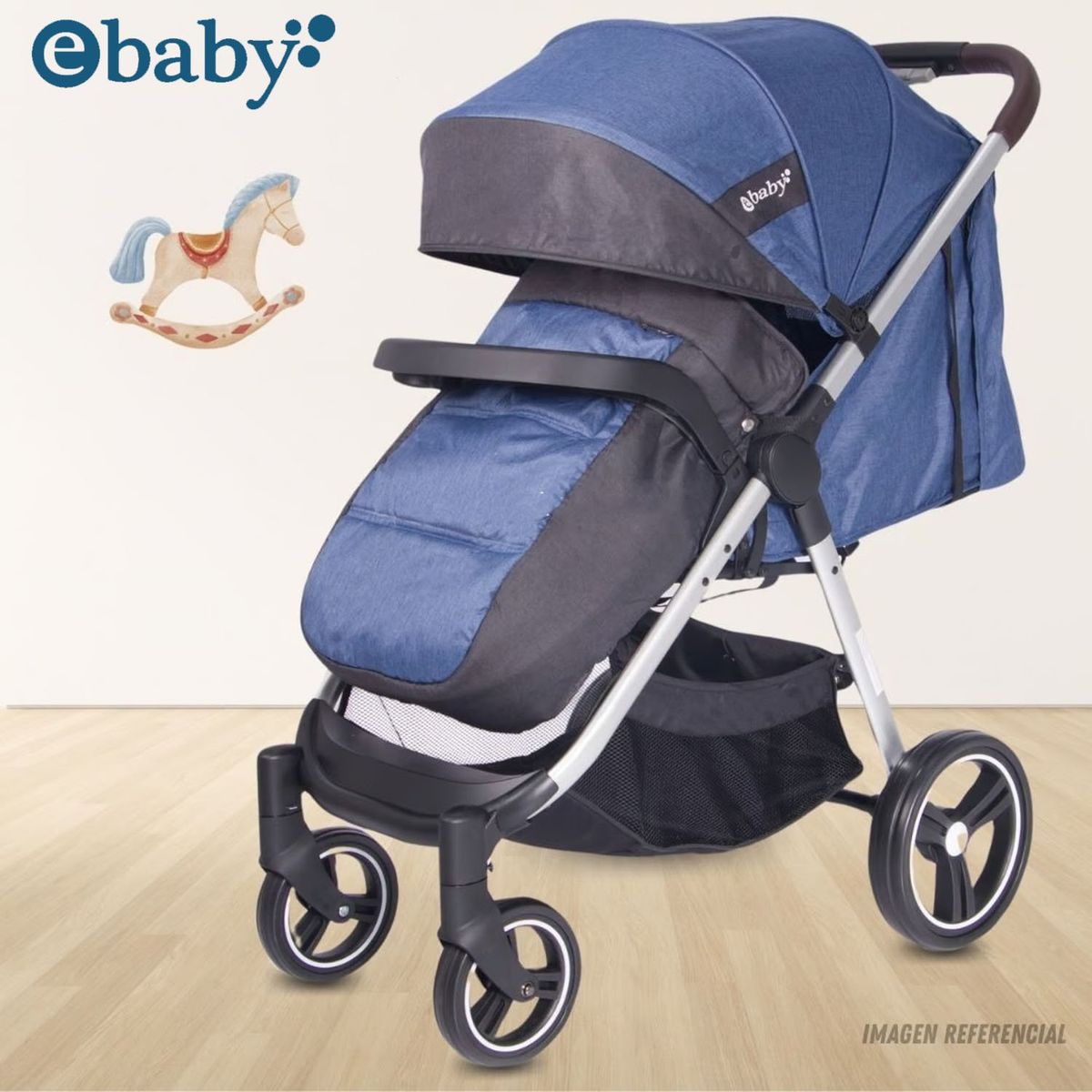 EBABY - Coche de Paseo «DASH» Ebaby Blue