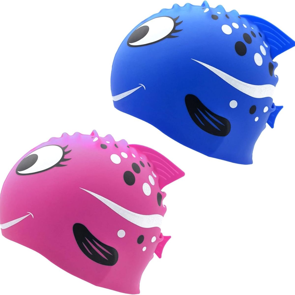 GENERICO - Gorro de silicona impermeable para niños y niñas fucsia