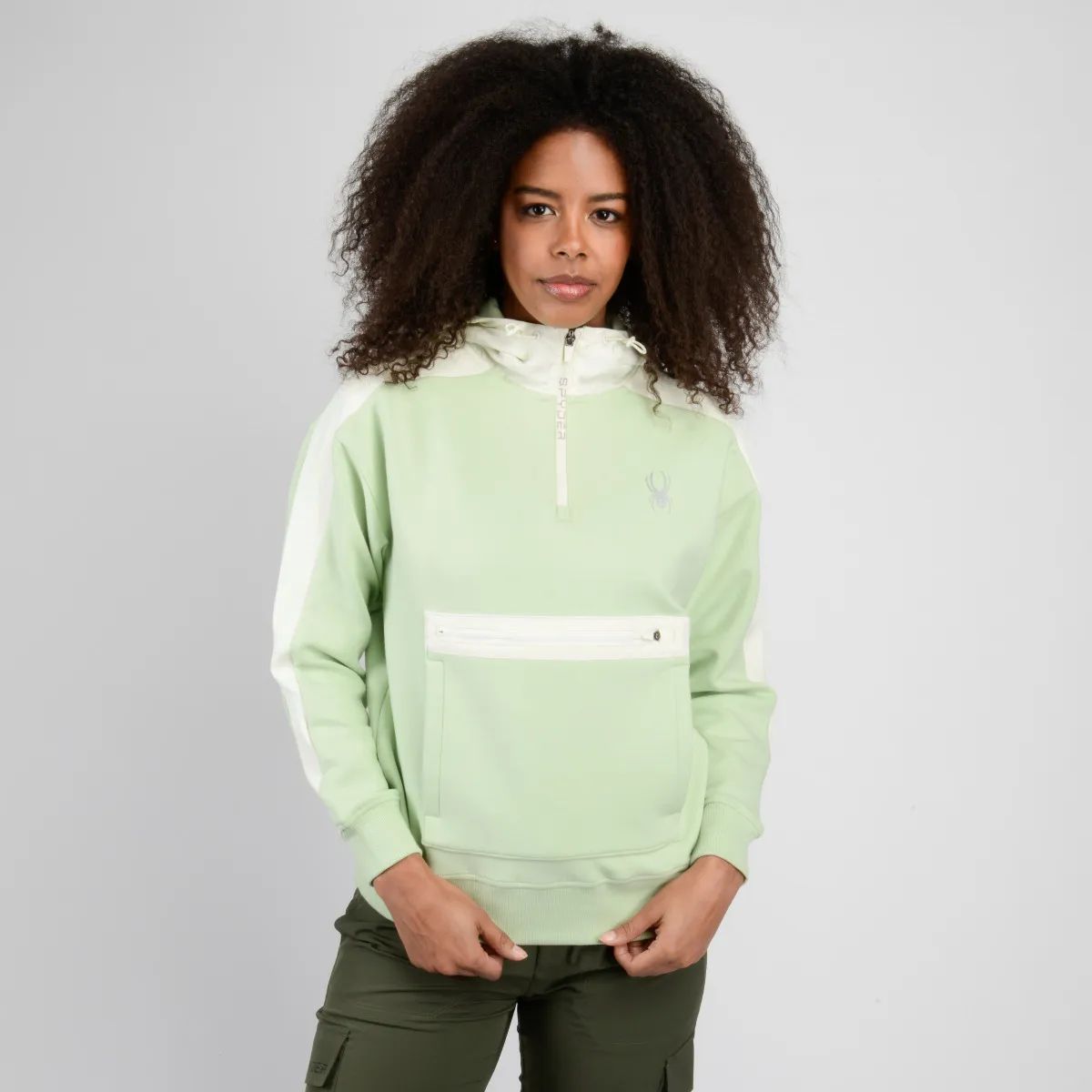 GENERICO - Polera Entrenamiento Spyder Hoodie Sport Nordic Mujer