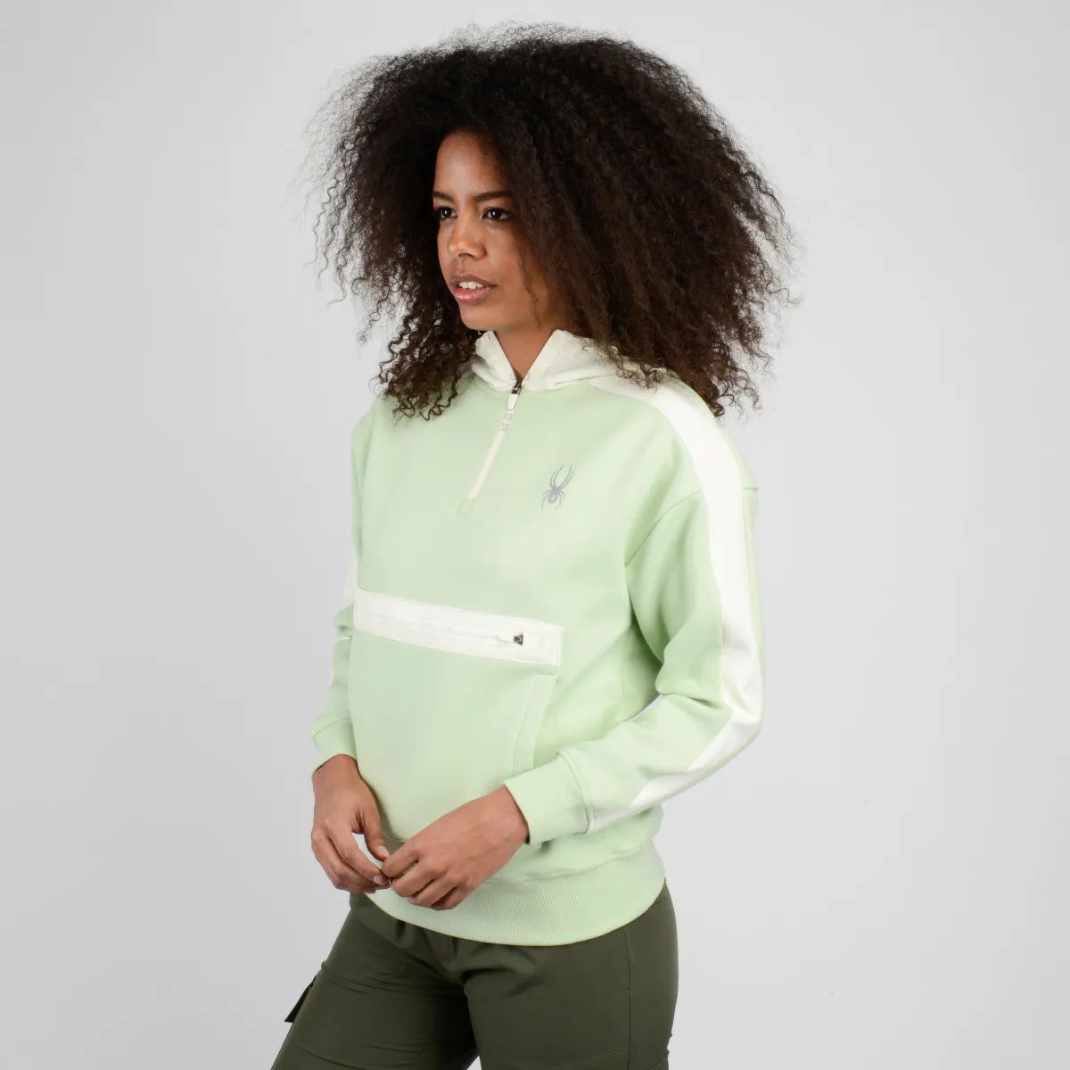 GENERICO - Polera Entrenamiento Spyder Hoodie Sport Nordic Mujer