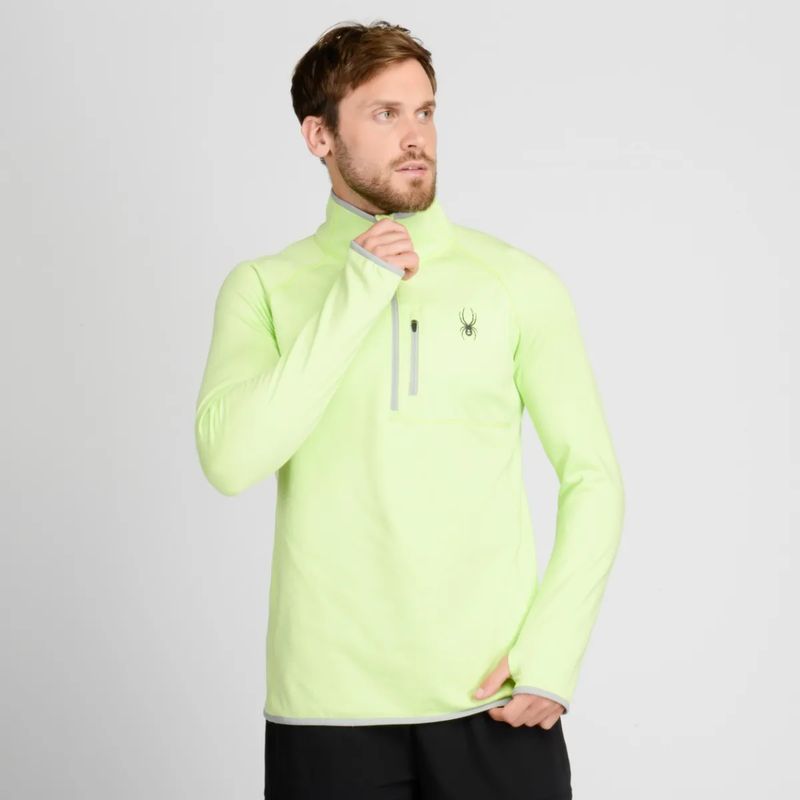 GENERICO - Polera Entrenamiento Spyder Quarter Zip Wl Hombre