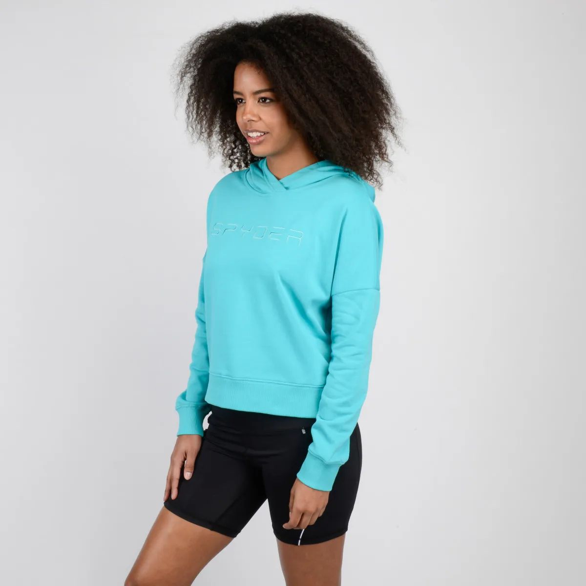 GENERICO - Polera Entrenamiento Spyder Hoodie Nordic Mujer