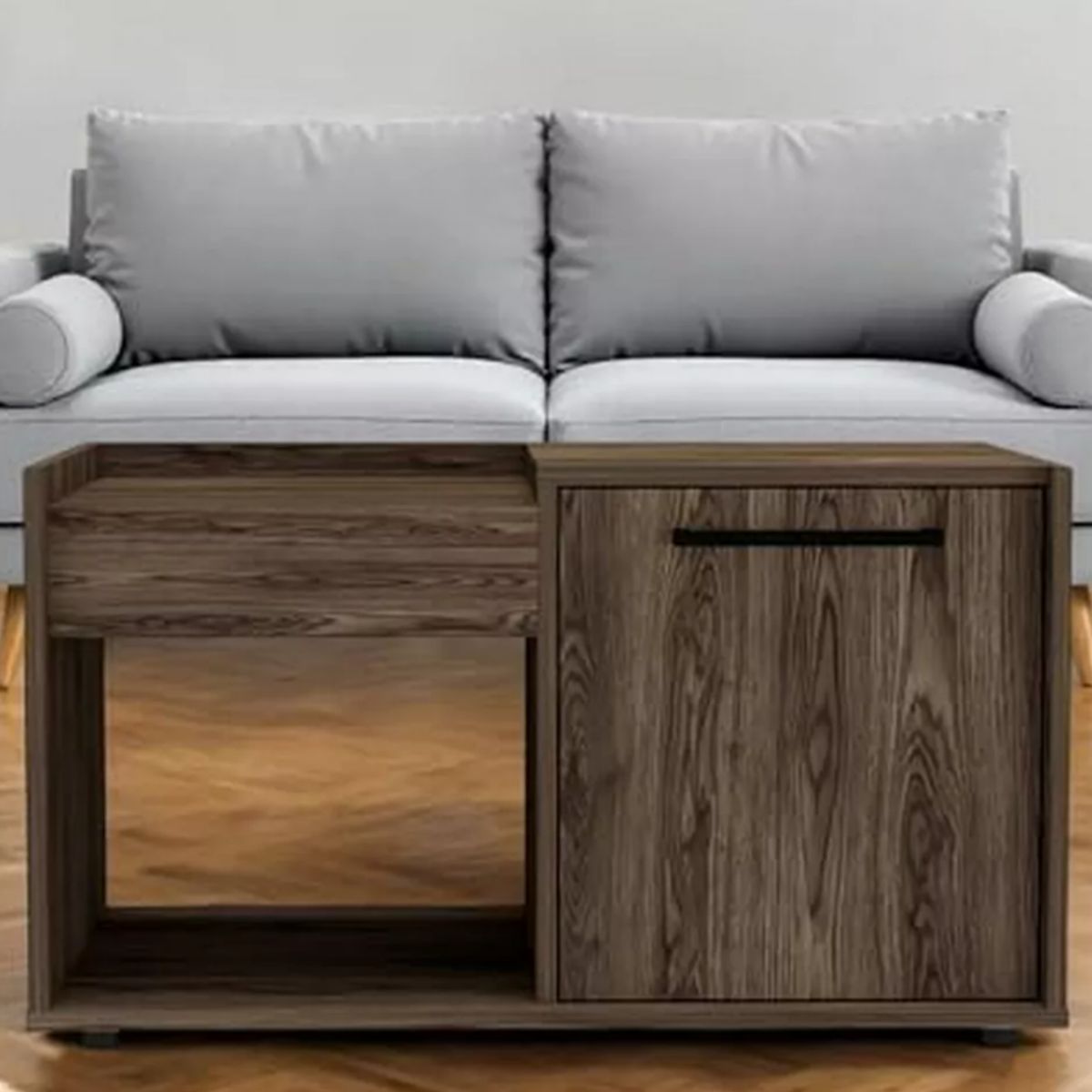 NACION MUEBLES - MESA DE CENTRO NACION MUEBLES GECKO COLOR MARRÓN