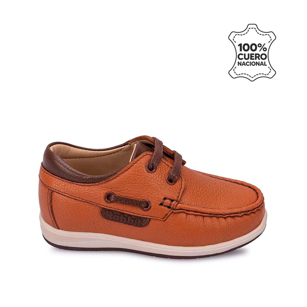 RABBIT - Zapato Top Sider Casual ANGEL-2517 Cobre Rabbit Cuero