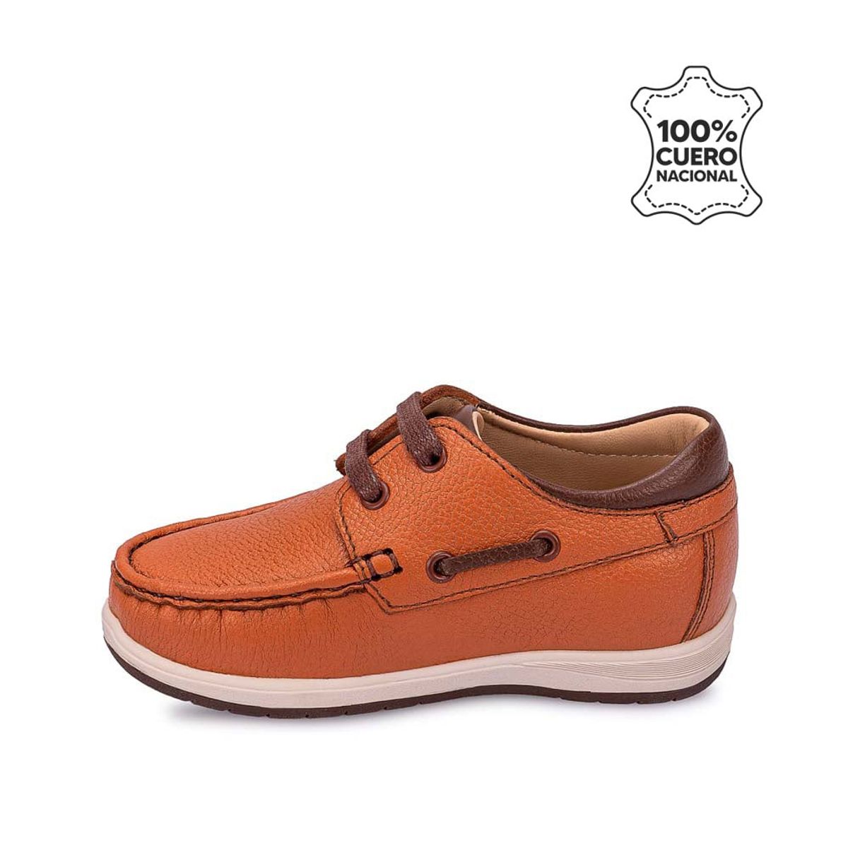 RABBIT - Zapato Top Sider Casual ANGEL-2517 Cobre Rabbit Cuero