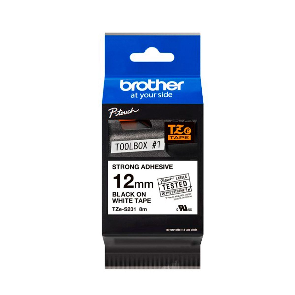 BROTHER - CINTA BROTHER NEGRO CON BLANCO  12 PNTZE-S231