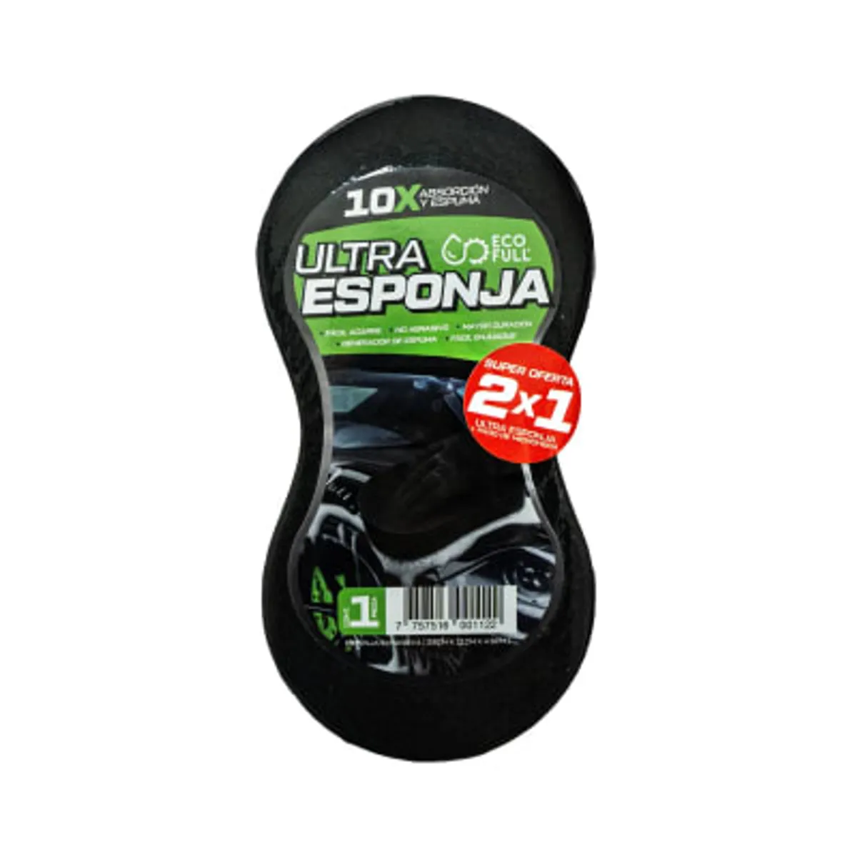 ECO FULL - DUO KIT LIMPIEZA PAÑO ESPONJA