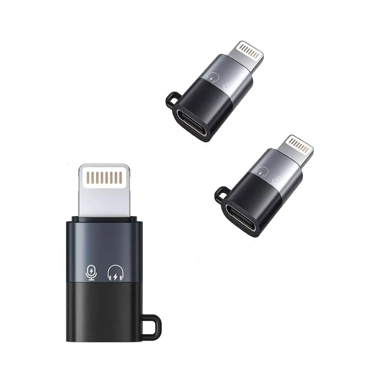 OEM - Adaptador Tipo C 3.1 a Lightning para Carga rápida  , Micrófono o Audio