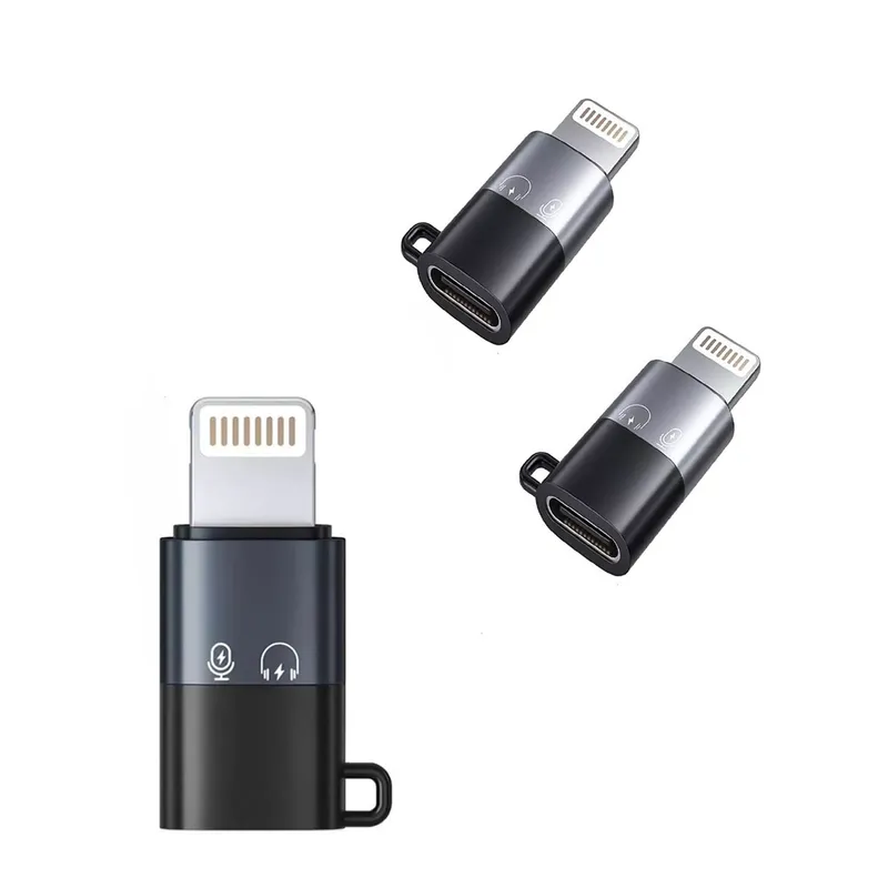 OEM - Adaptador Tipo C 3.1 a Lightning para Carga rápida  , Micrófono o Audio
