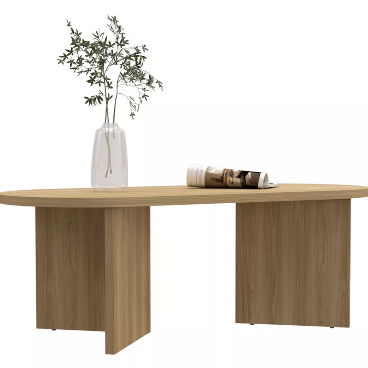 NACION MUEBLES - MESA DE CENTRO NACION MUEBLES TATTOO COLOR MADERA