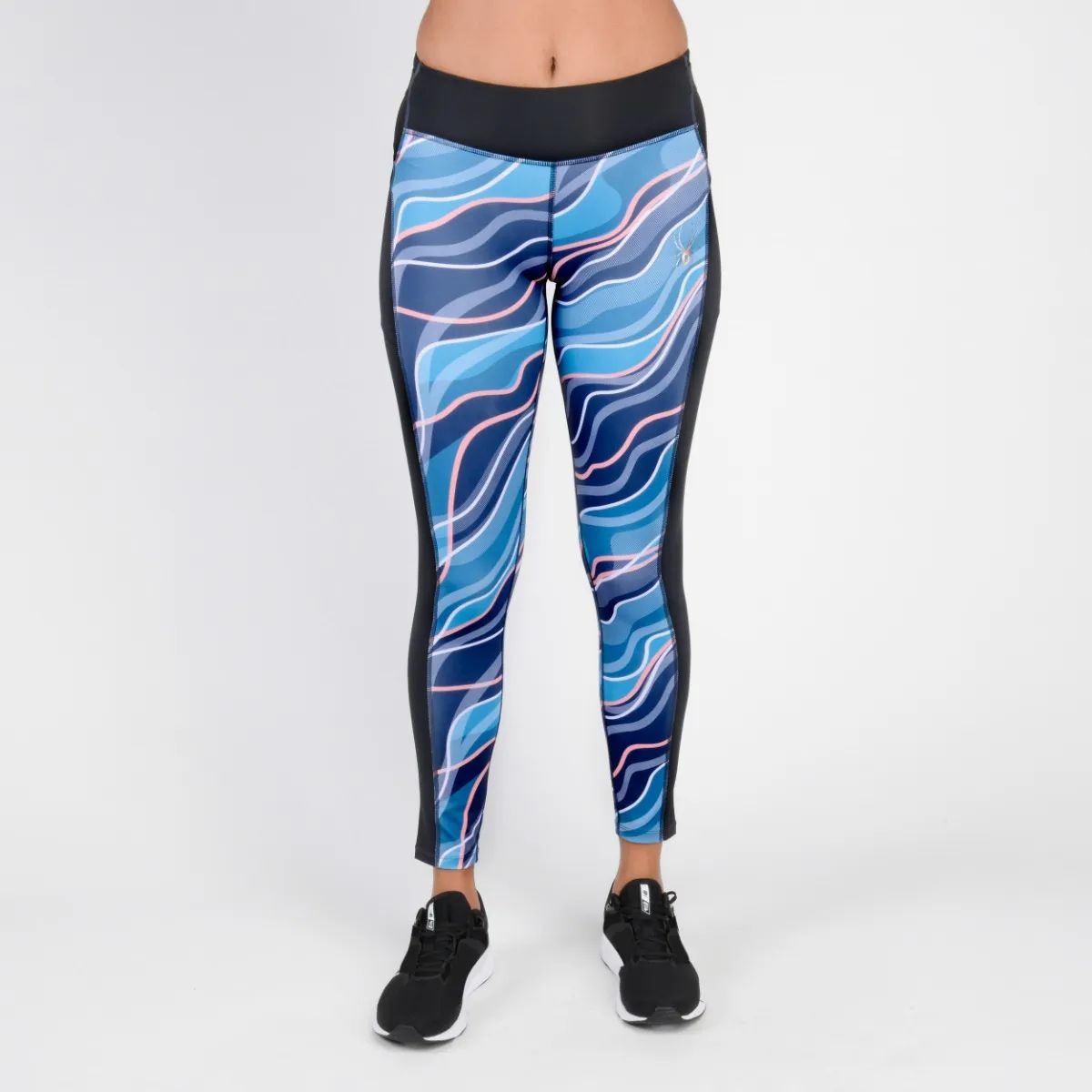 GENERICO - Licras Entrenamiento Spyder 3/4 Mujer Azul