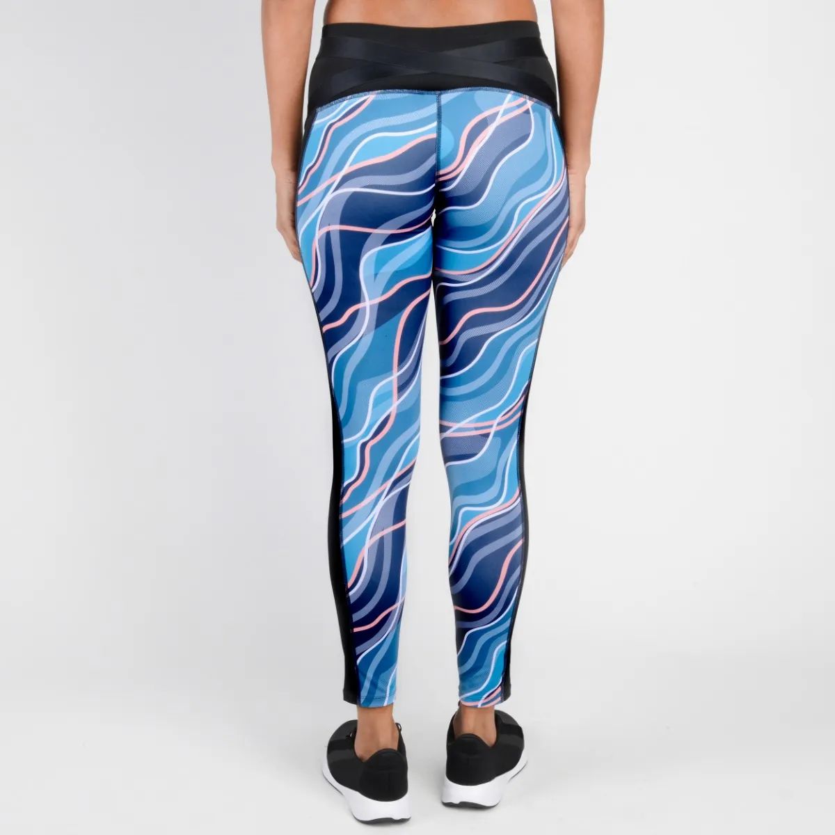 GENERICO - Licras Entrenamiento Spyder 3/4 Mujer Azul