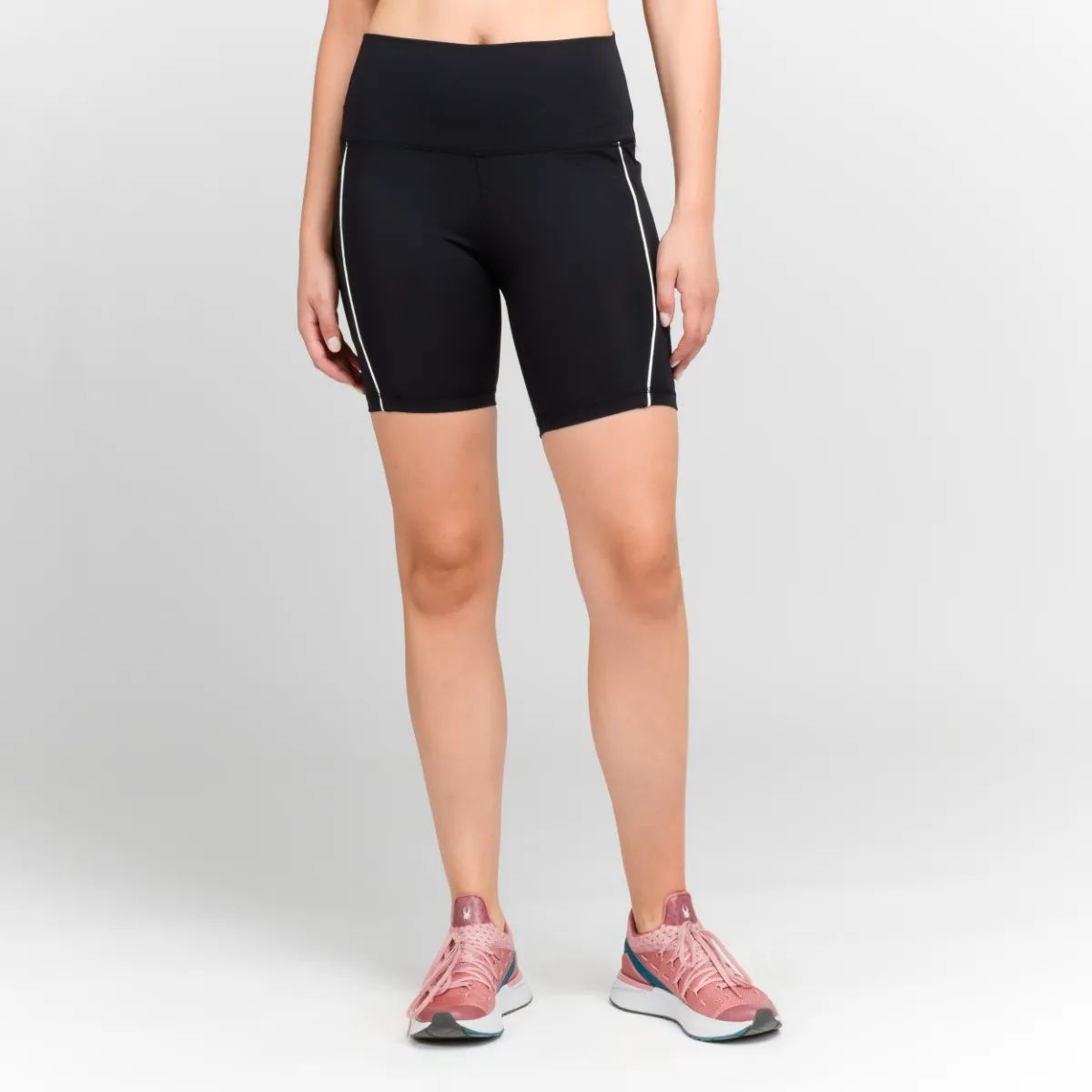 GENERICO - Licras Cortas Spyder Entrenamiento Negra Mujer