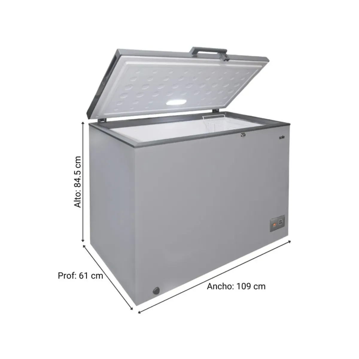 SOLE - Congeladora Horizontal 290L 3120SOLCONGH290