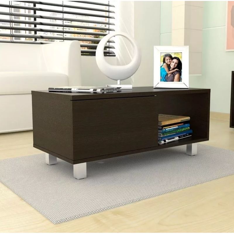 NACION MUEBLES - MESA DE CENTRO NACION MUEBLES MILENITA COLOR MARRÓN