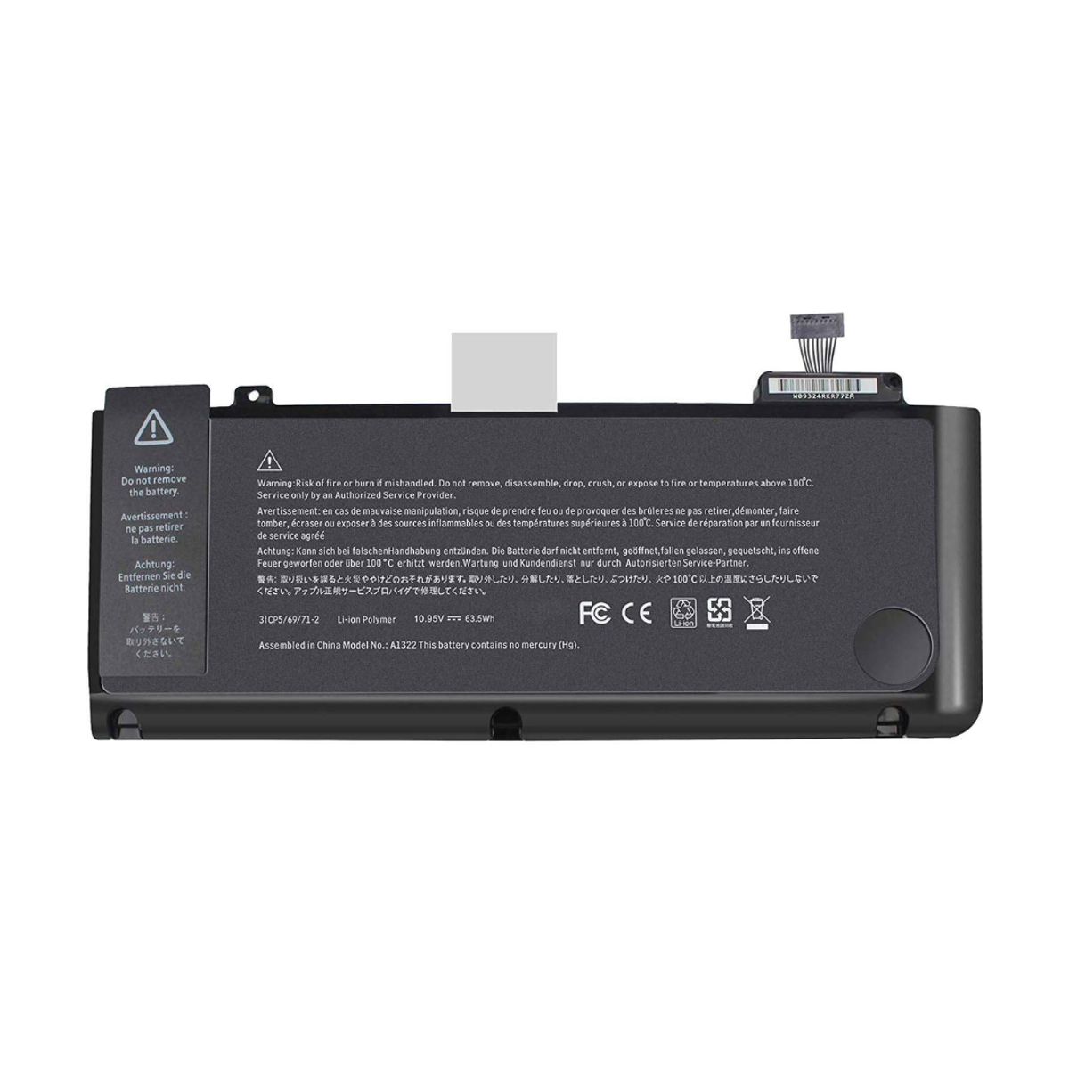 OEM - Batería para Laptop MC BOOK.   PRO 15 A1322 6. MODEL: AP A1322-68-3S1P