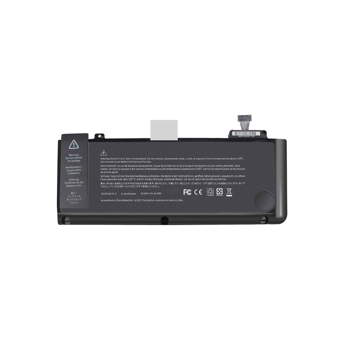 OEM - Batería para Laptop MC BOOK.   PRO 15 A1322 6. MODEL: AP A1322-68-3S1P