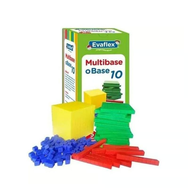 EVAFLEX - Juguete Educativo Matemático Multibase 10 o Base 10 en Caja