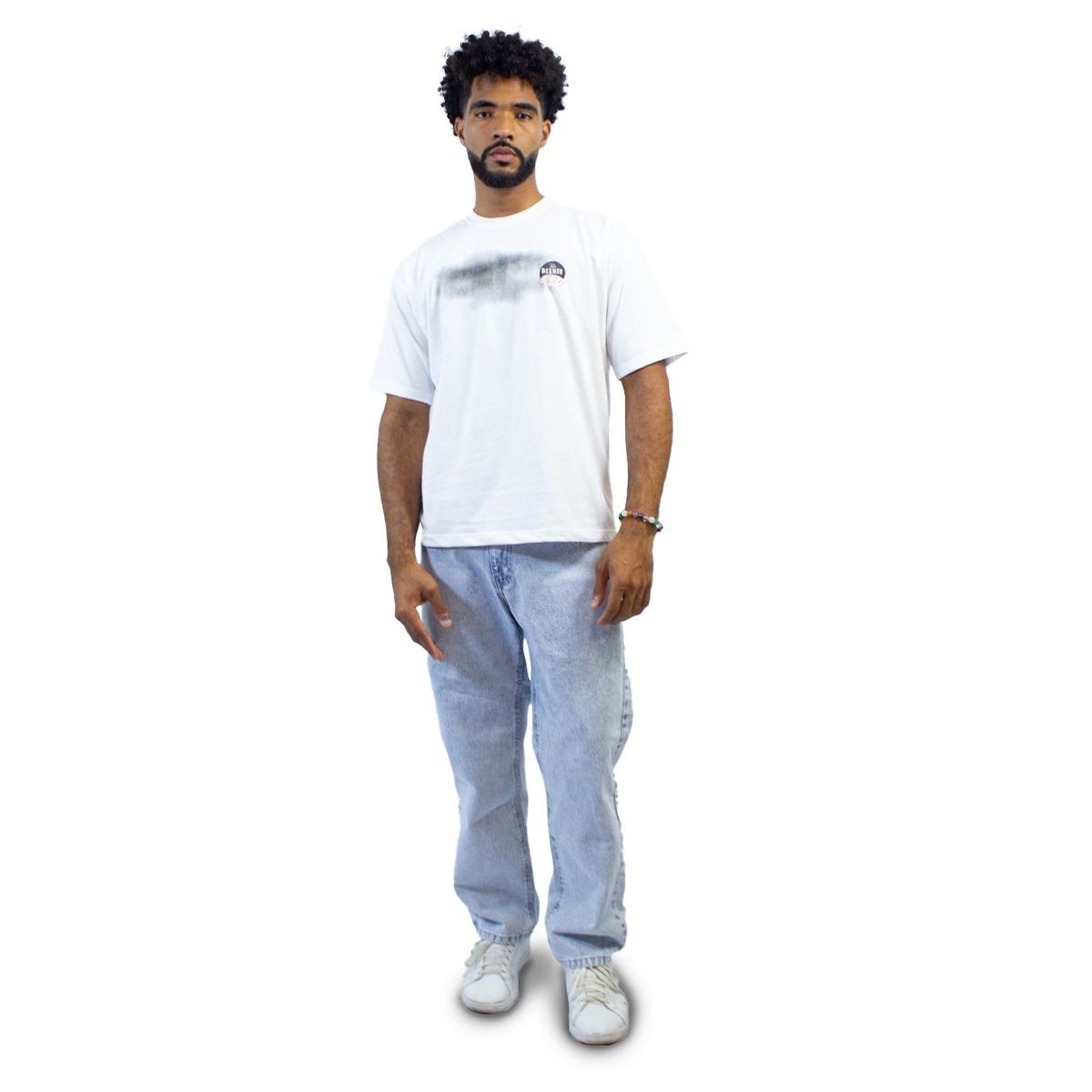 DM DEXMEN - Polo Dexmen Oversize Brooklyn Blanco