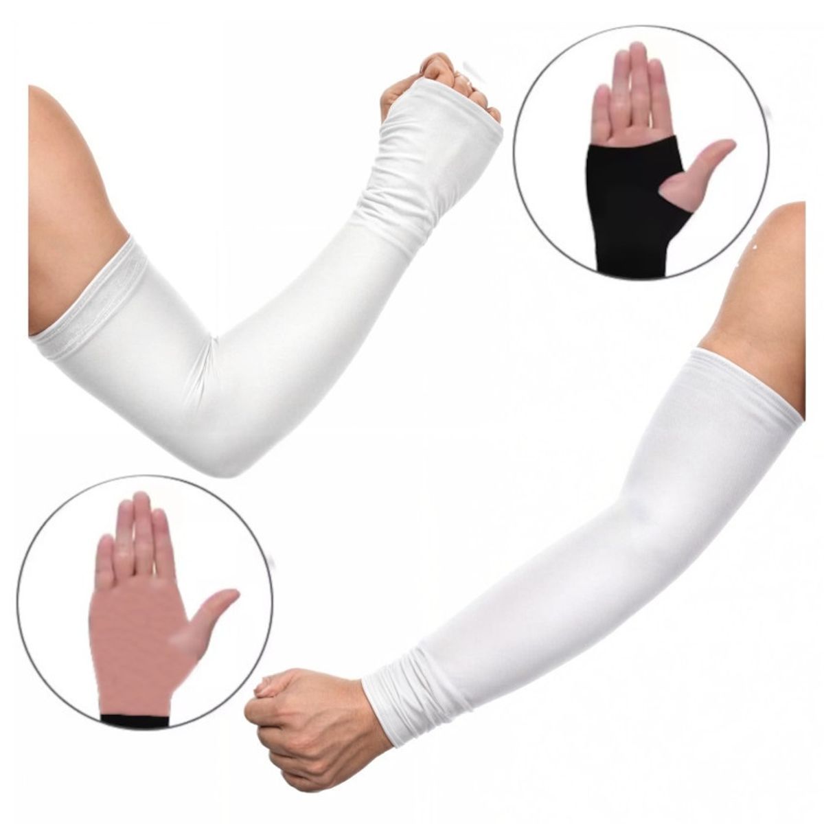 GENERICO - Manga Deportiva Tumbfit UV Moto Basket Voley Brazo Ciclismo