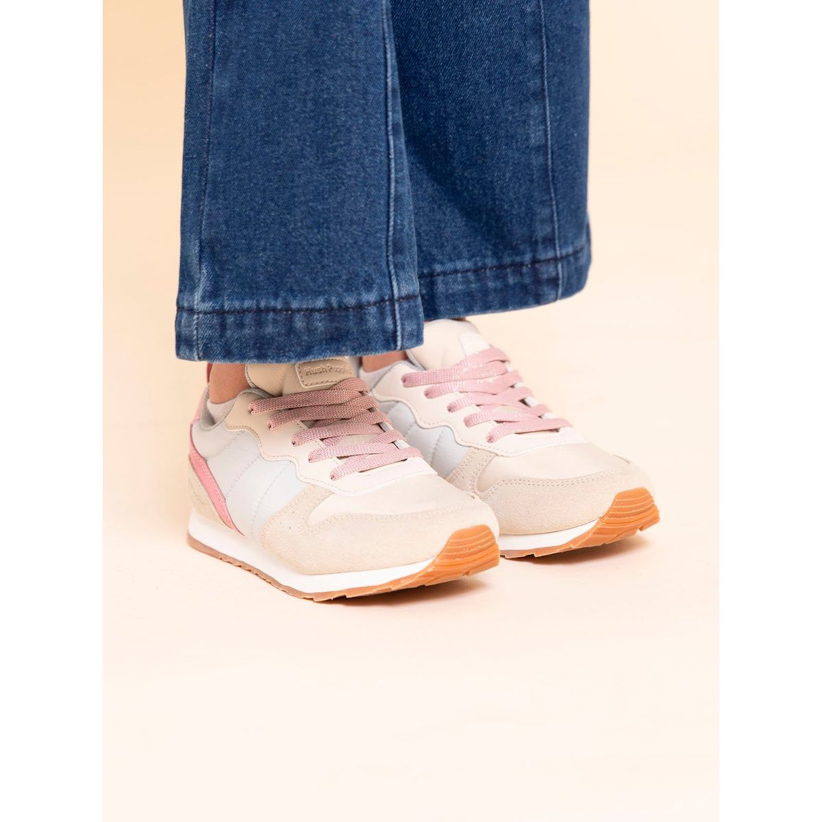 HUSH PUPPIES - Zapatilla Hush Puppies Niña Janet-K Beige HUSH PUPPIES