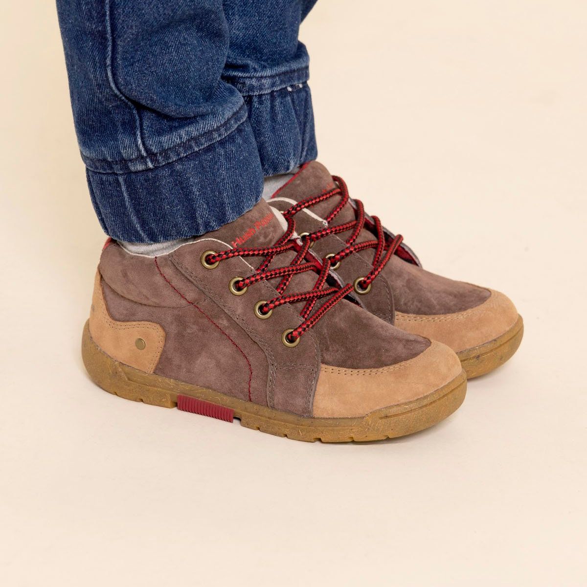 HUSH PUPPIES - Botín Hush Puppies Niño Caco Ii Marrón HUSH PUPPIES