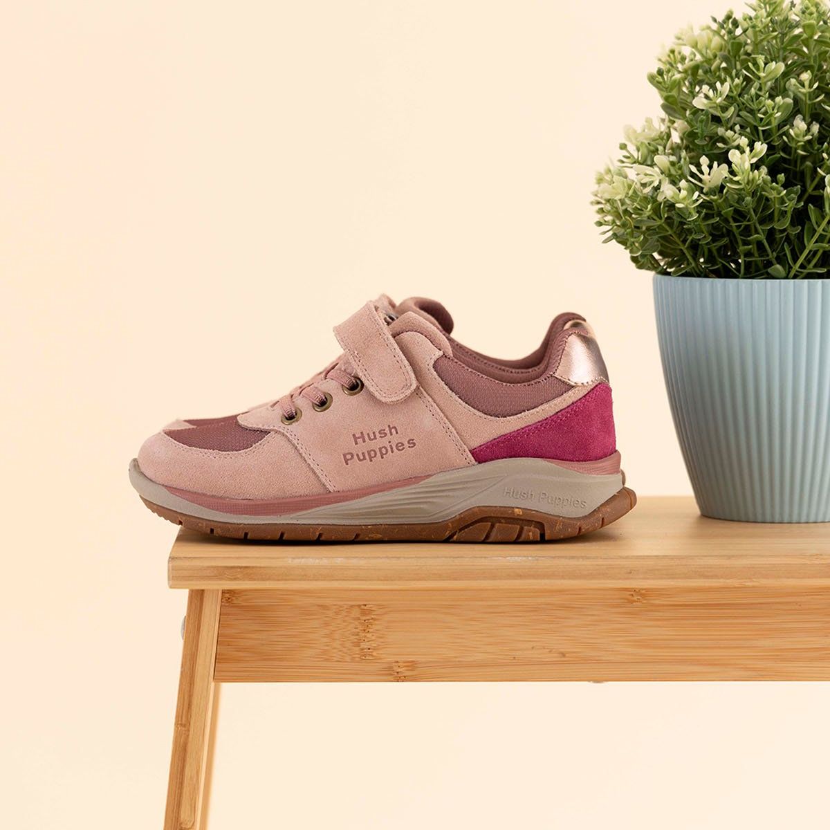 HUSH PUPPIES - Zapatilla Hush Puppies Niña Bambus Rosado HUSH PUPPIES