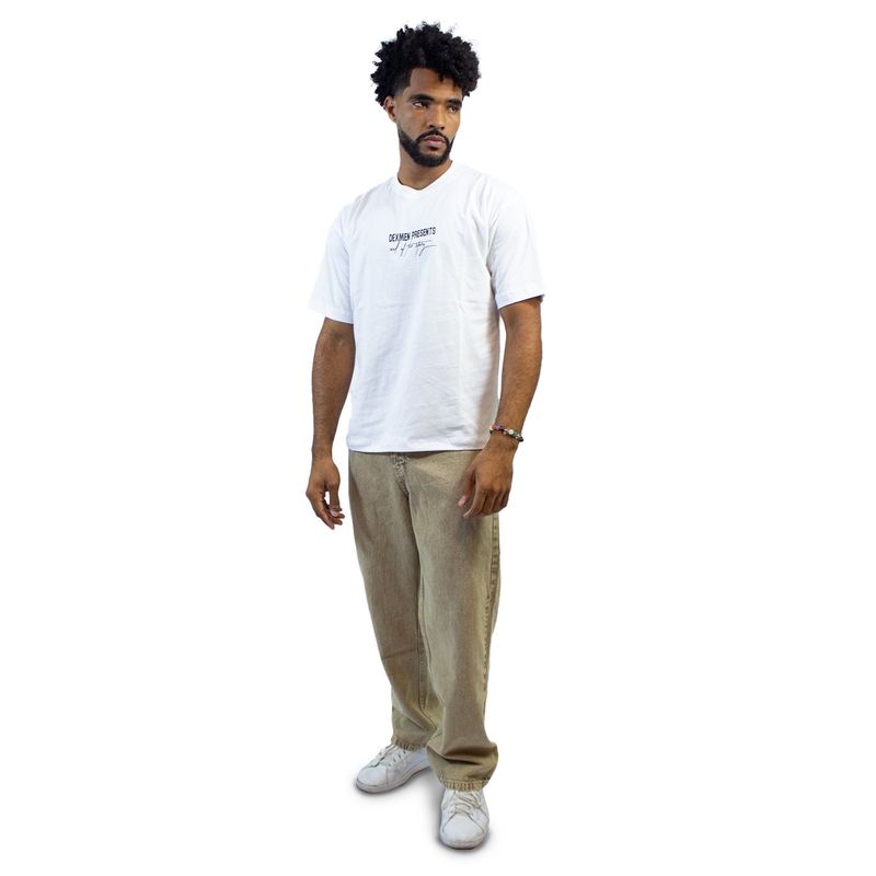 DM DEXMEN - Polo Dexmen Oversize Horse Blanco