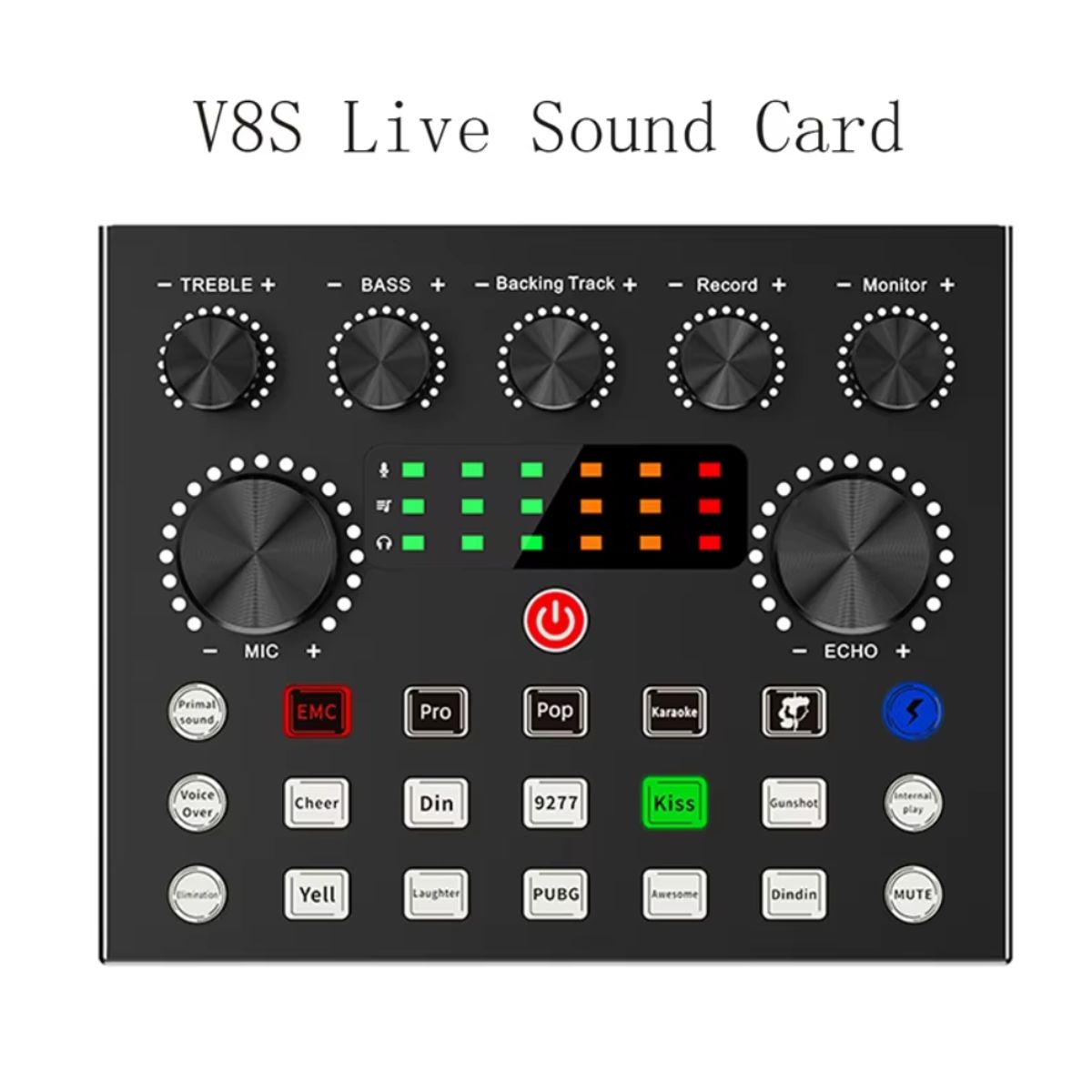 SEISA - Consola de Sonido Mezcladora Equipo Poscast SEISA XY-V8S