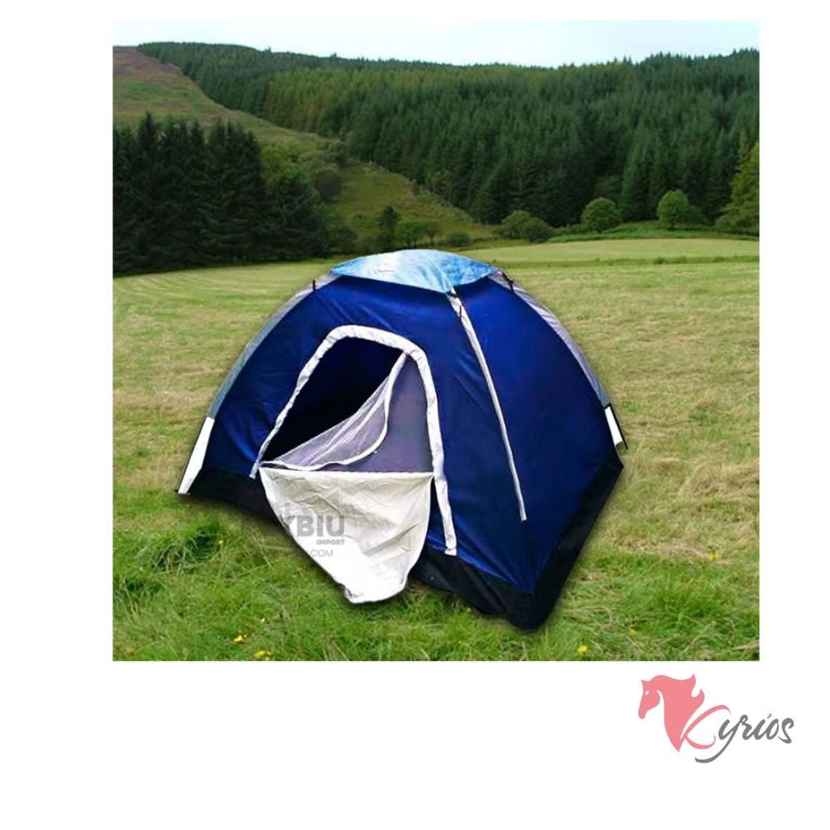 NO LOGO - Carpa De 4 Personas Con Doble Techo Impermeable