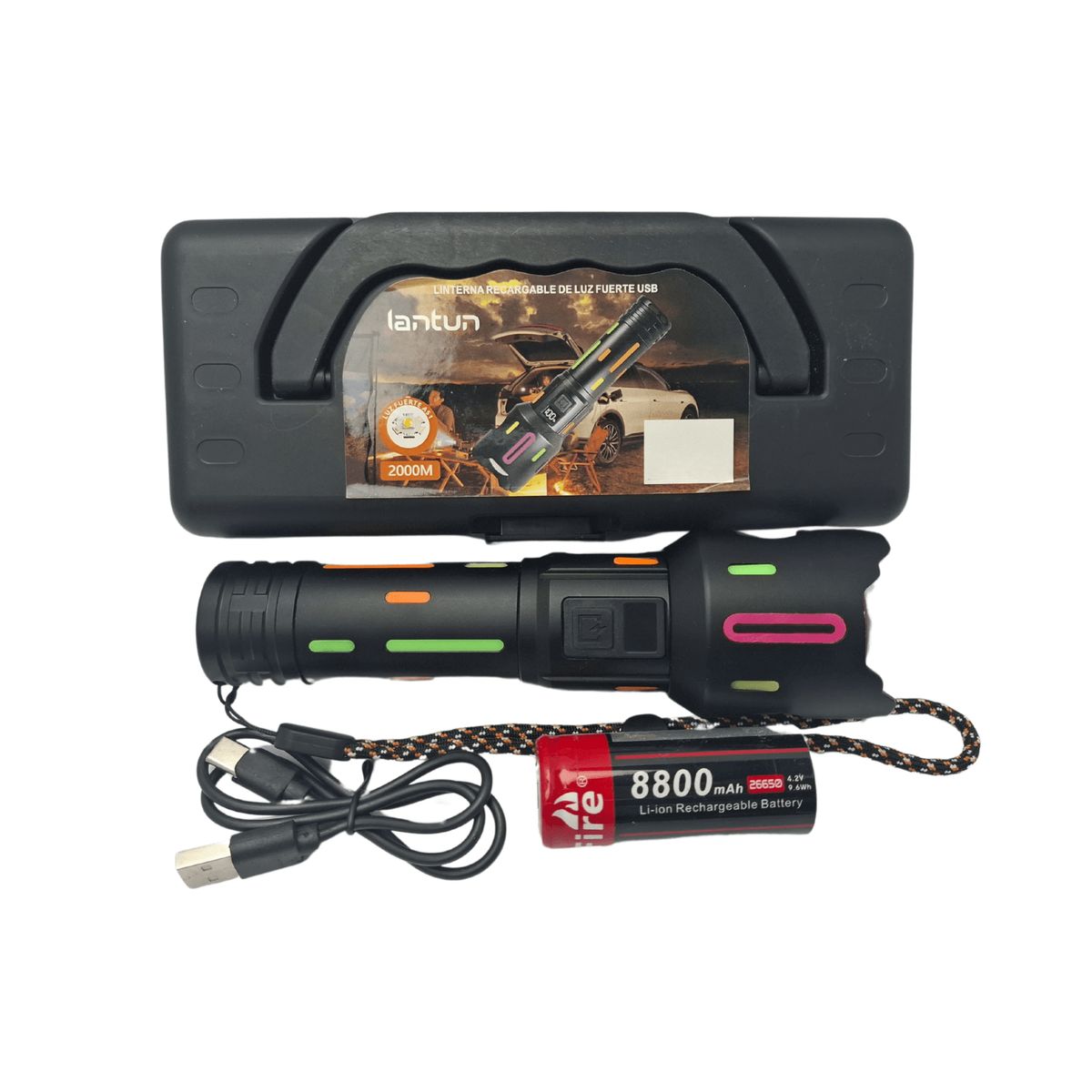 ROHS - Linterna Recargable Lantun Potencia Extrema