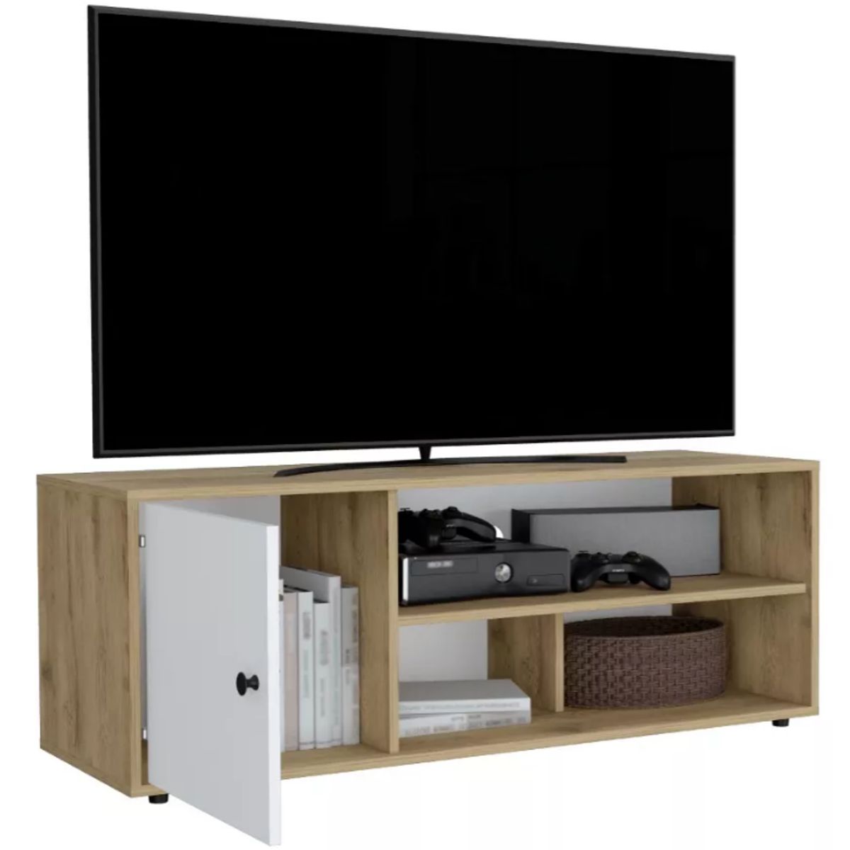 NACION MUEBLES - MUEBLE PARA TV NACION MUEBLES CRY COLOR MADERA