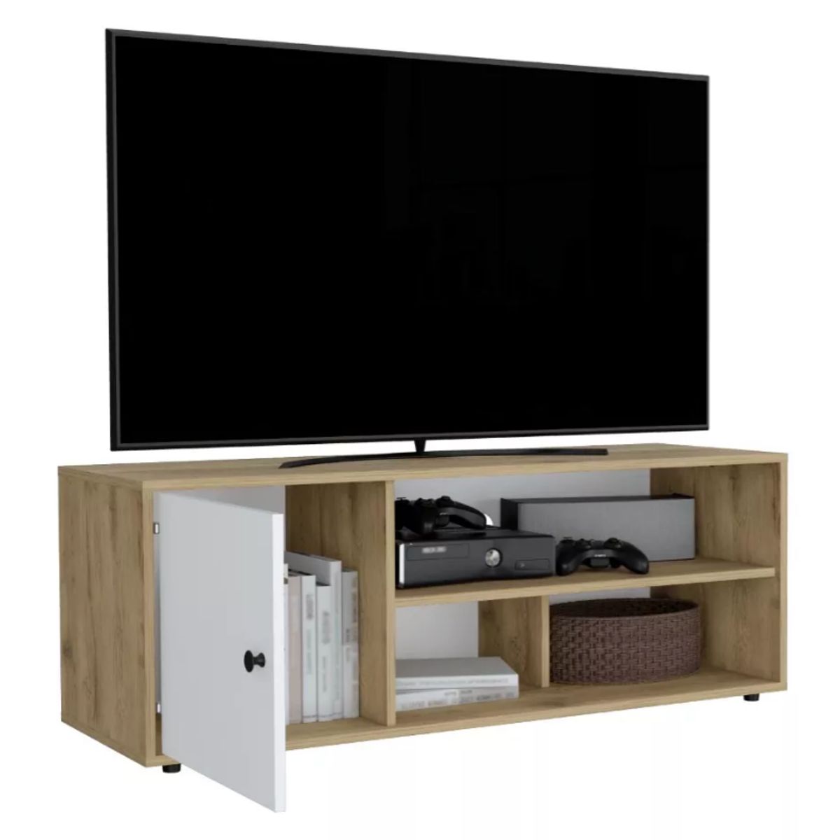 NACION MUEBLES - MUEBLE PARA TV NACION MUEBLES CRY COLOR MADERA