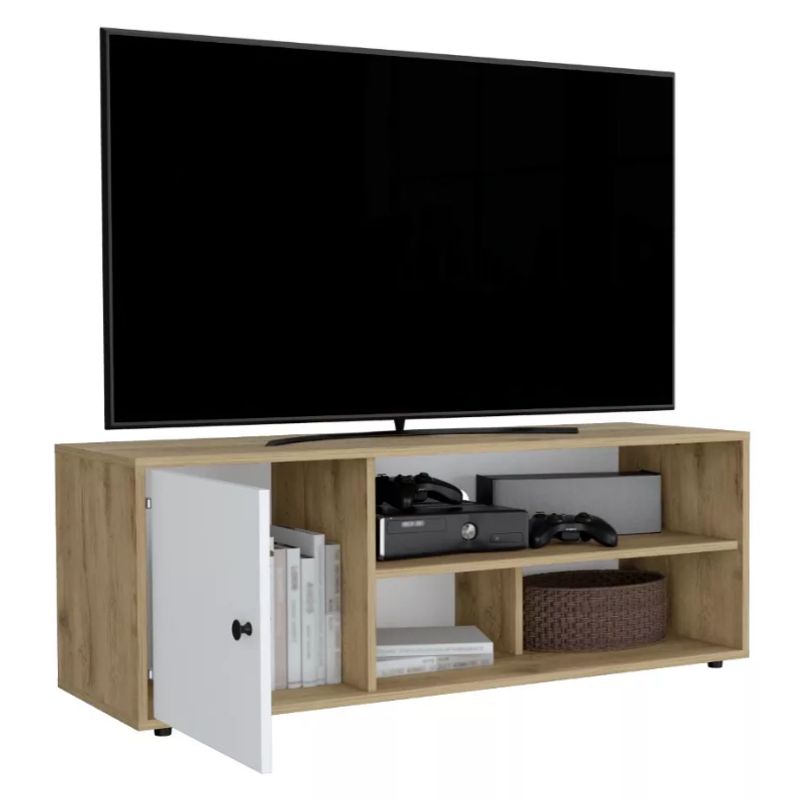 NACION MUEBLES - MUEBLE PARA TV NACION MUEBLES CRY COLOR MADERA