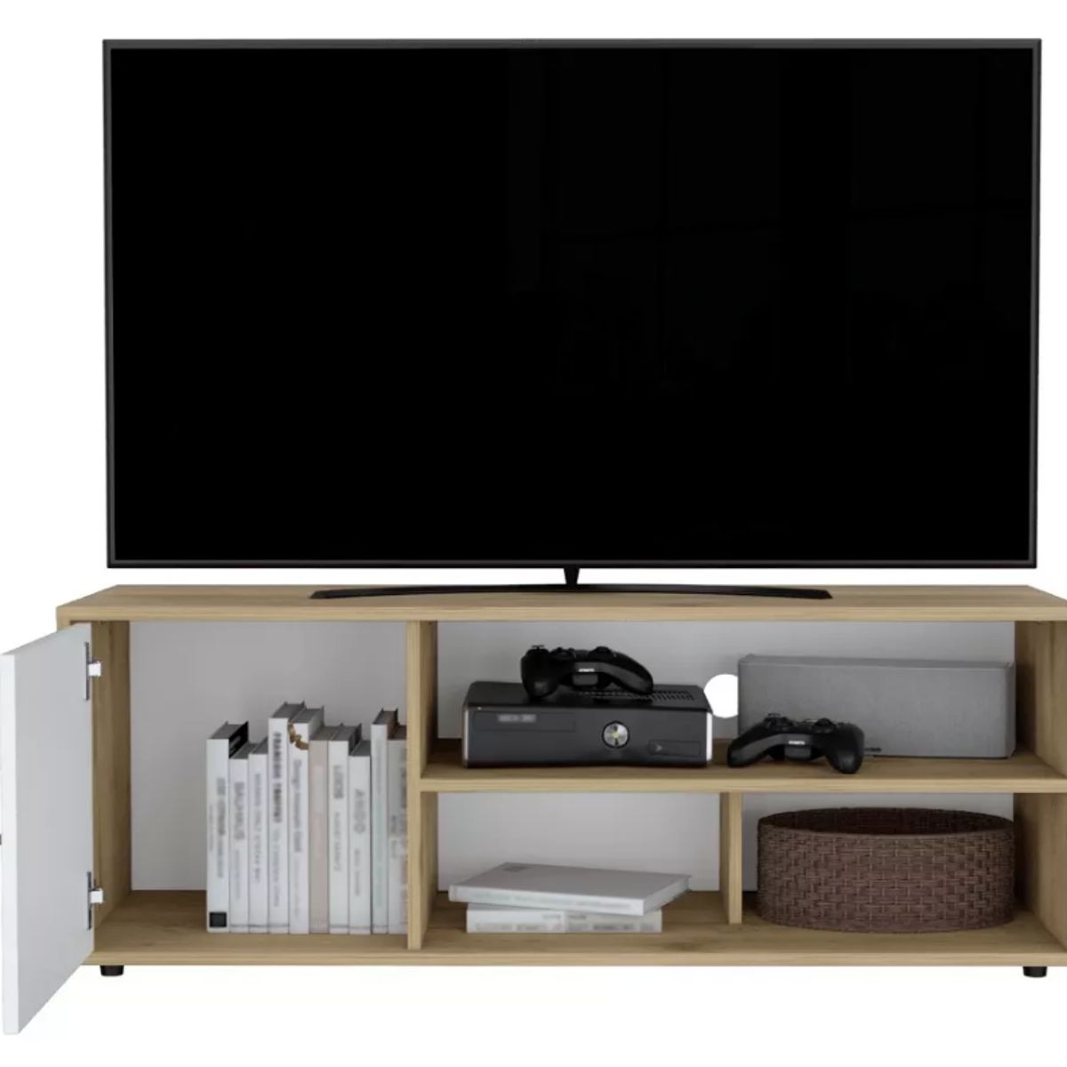 NACION MUEBLES - MUEBLE PARA TV NACION MUEBLES CRY COLOR MADERA