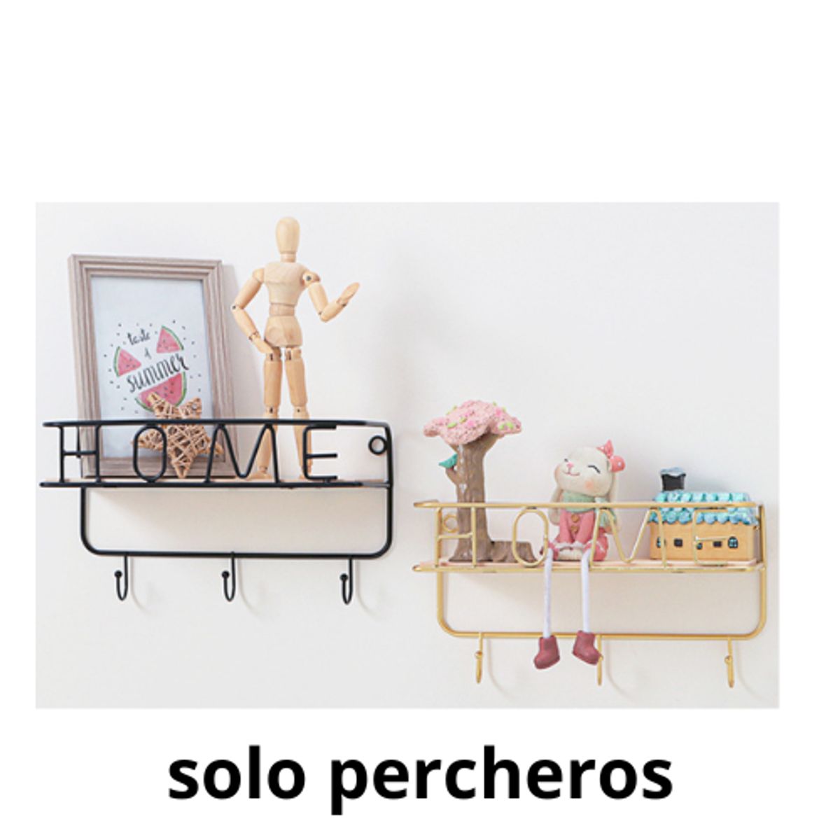 GENERICO - REPISA HOME PARA RECIBIDOR negro